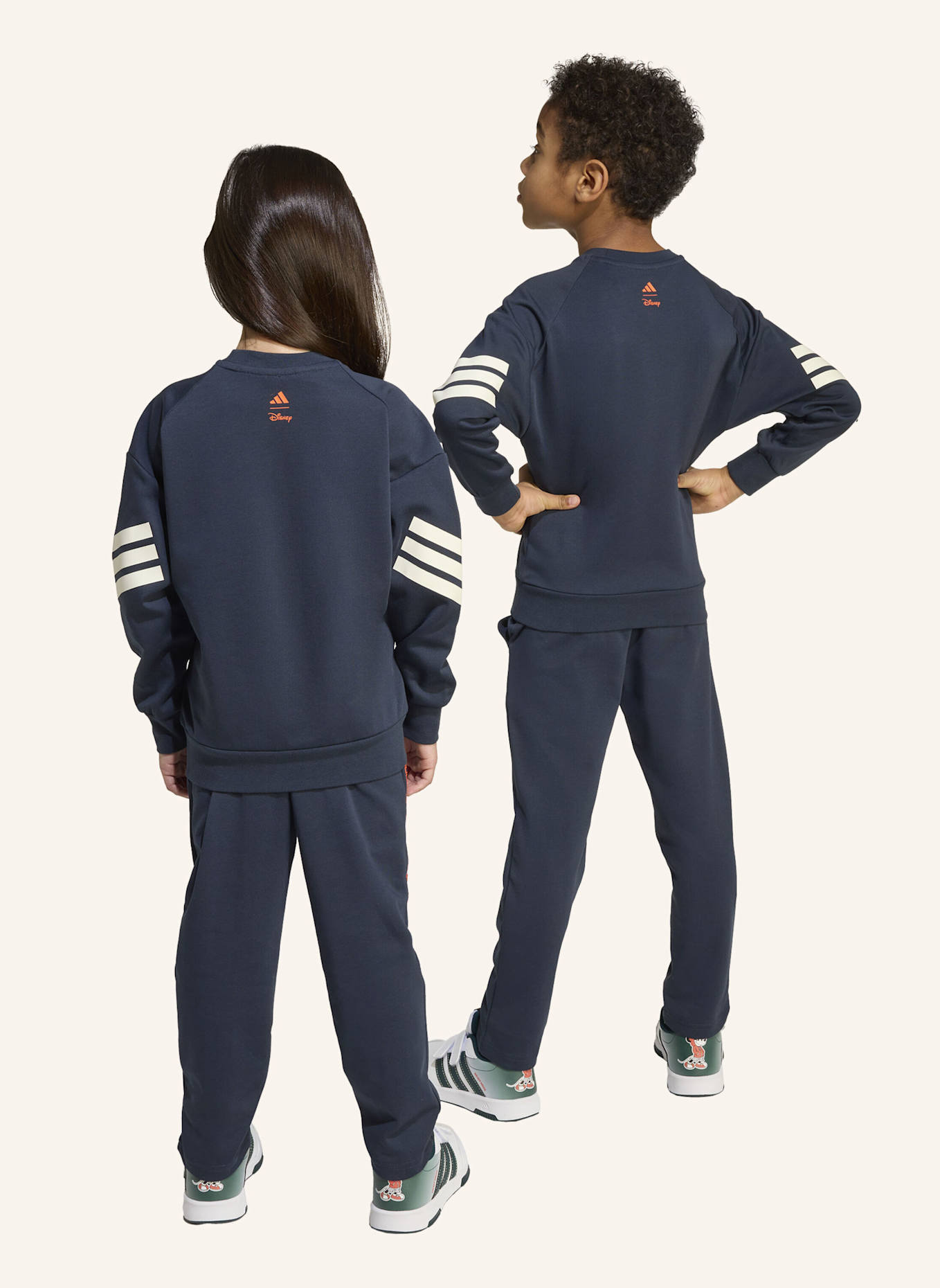 adidas DISNEY MICKY MAUS JOGGINGANZUG KINDER: SCHWARZ/ ORANGE