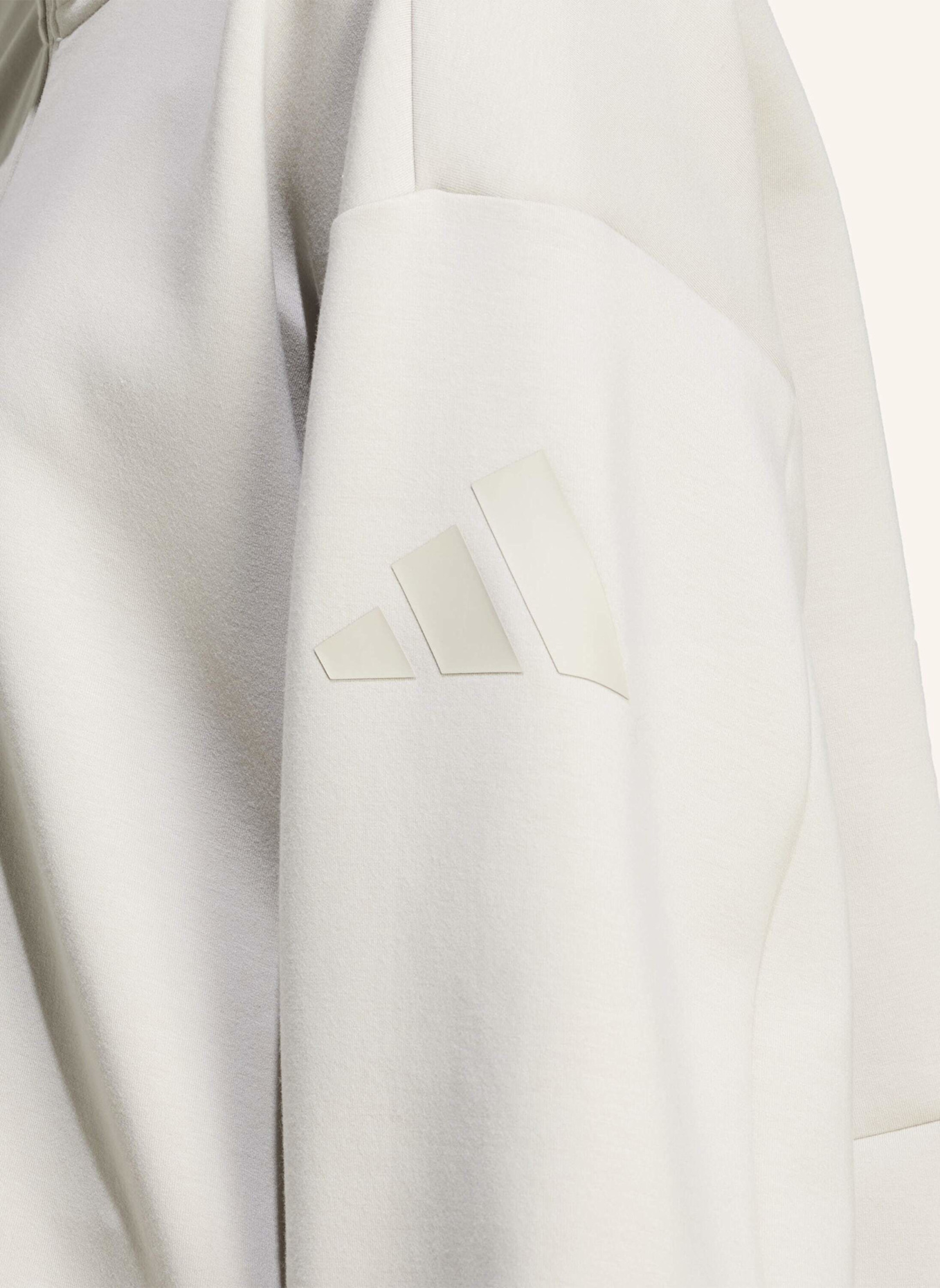 adidas Sweatjacke SOFT LUX: BEIGE