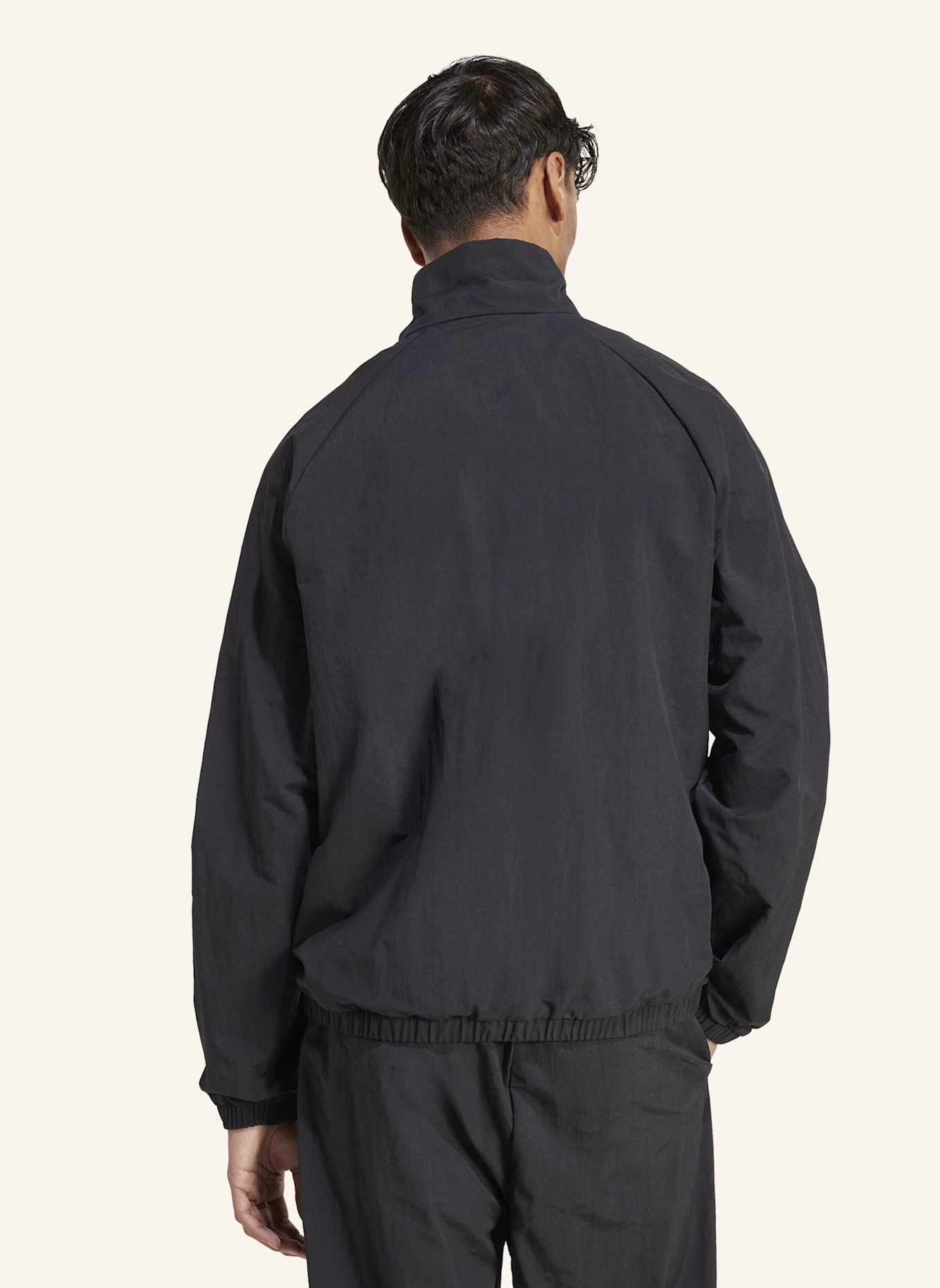 adidas ESSENTIAL WINDBREAKER MIT KLEINEM LOGO: SCHWARZ/ WEISS