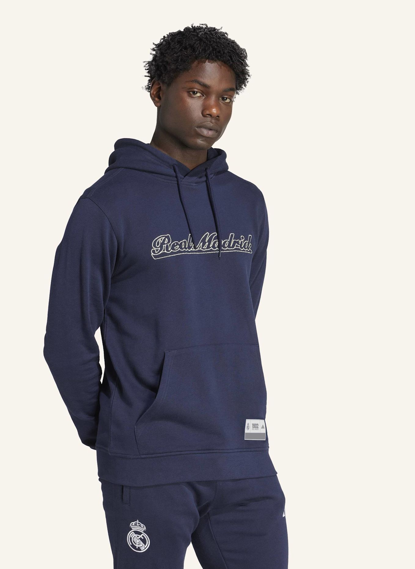 adidas Originals REAL MADRID US PACK HOODIE: BLAU/ WEISS