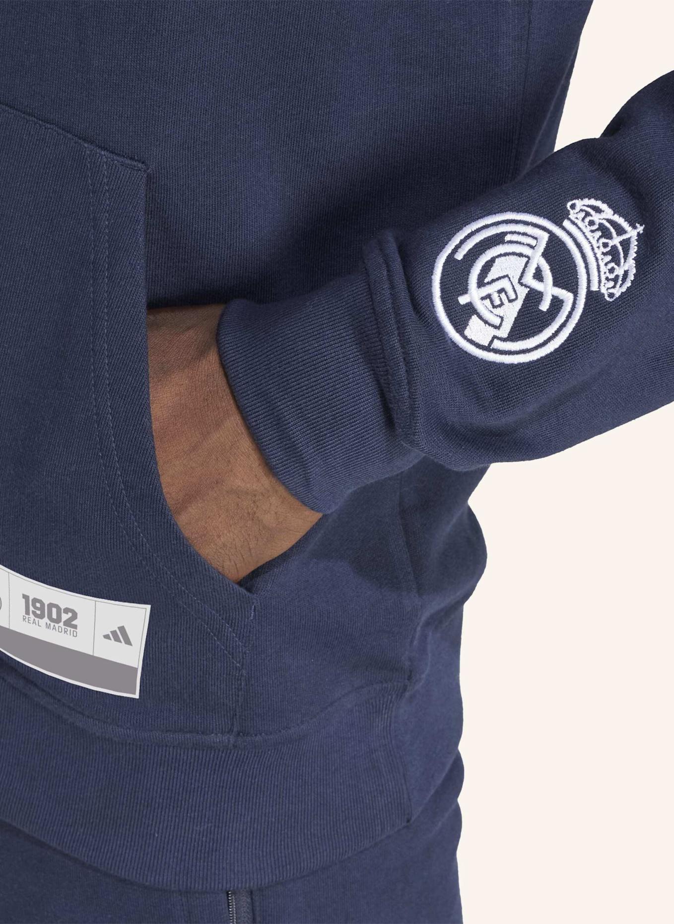 adidas Originals REAL MADRID US PACK HOODIE: BLAU/ WEISS