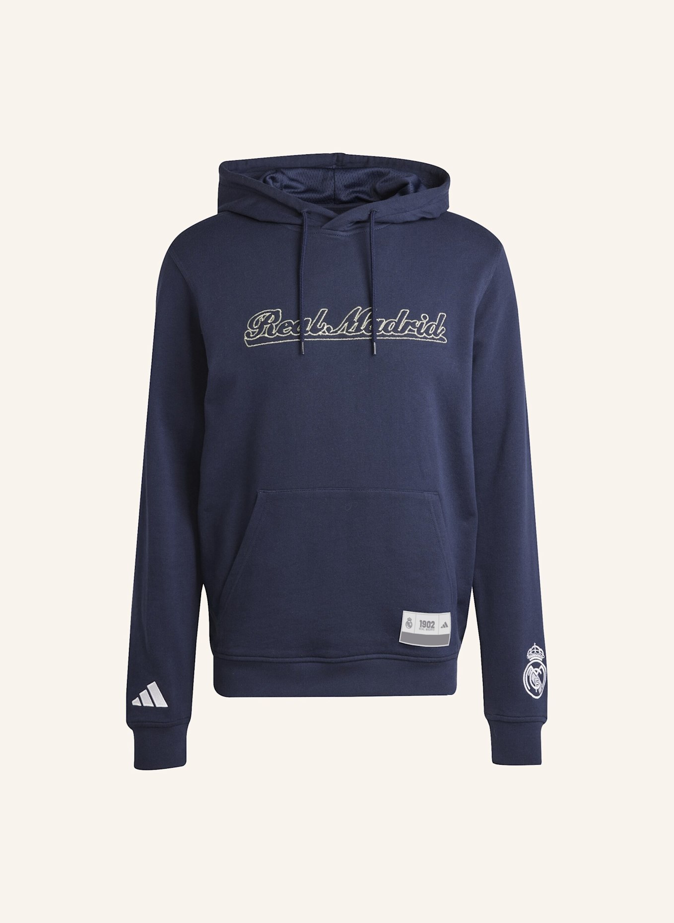 adidas Originals REAL MADRID US PACK HOODIE: BLAU/ WEISS