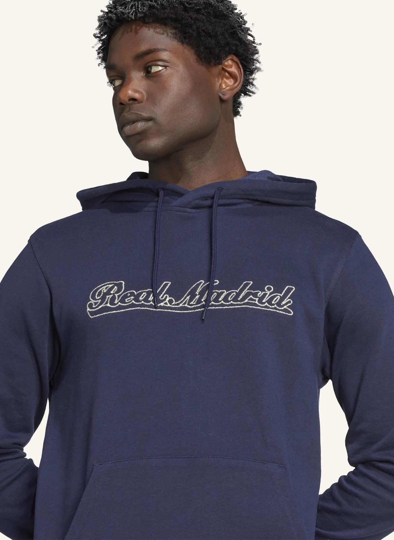 adidas Originals REAL MADRID US PACK HOODIE: BLAU/ WEISS