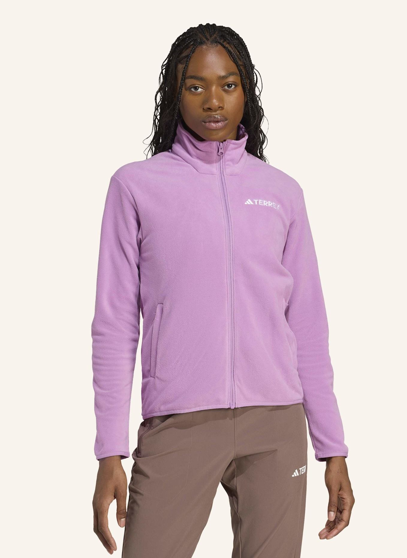 adidas TERREX Fleecejacke TERREX MULTI ESSENTIALS FULL ZIP: LILA