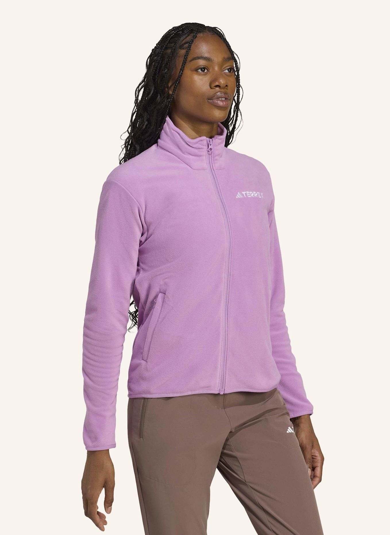 adidas TERREX Fleecejacke TERREX MULTI ESSENTIALS FULL ZIP: LILA