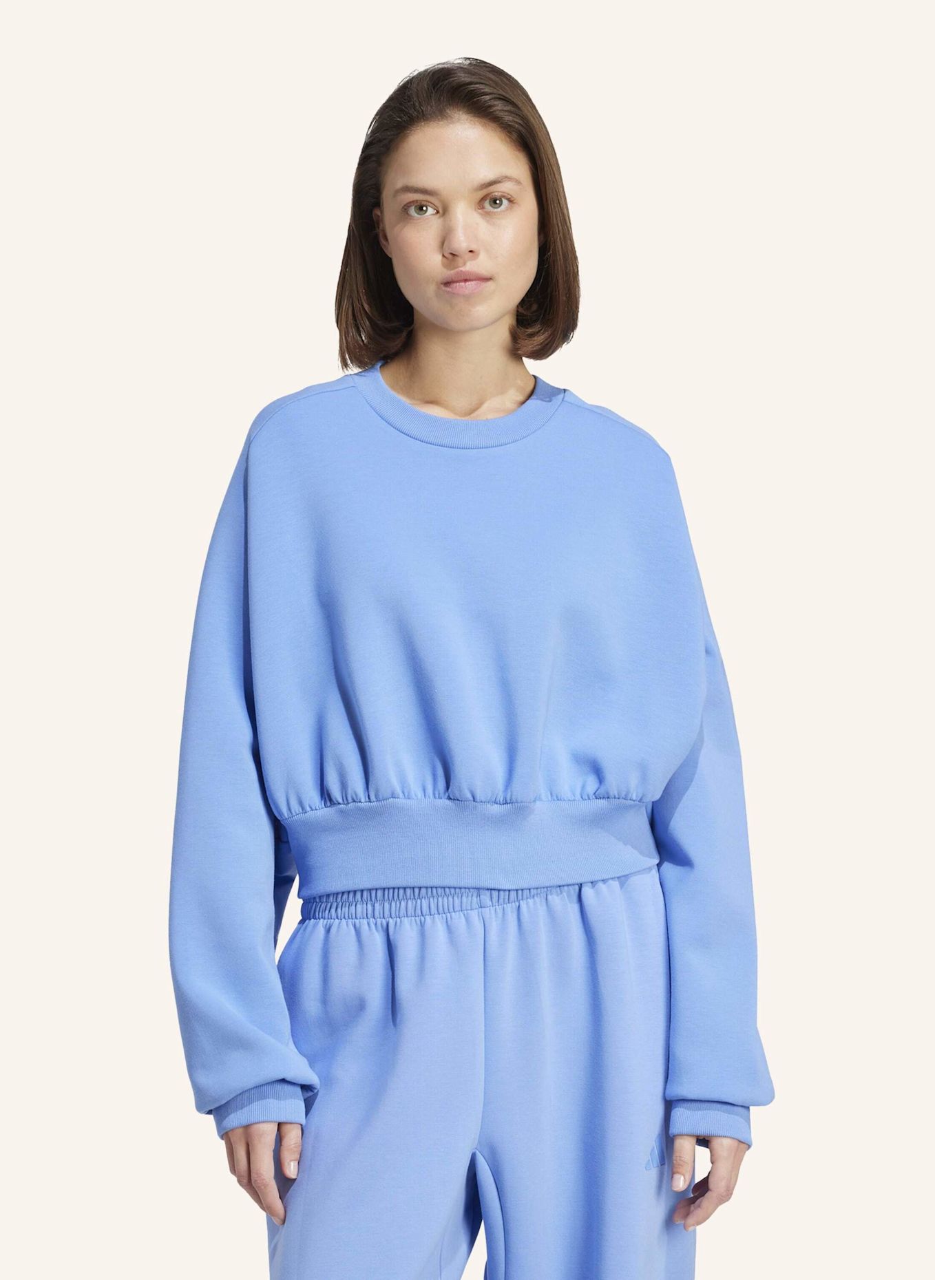 adidas Sweatshirt SOFT LUX: BLAU