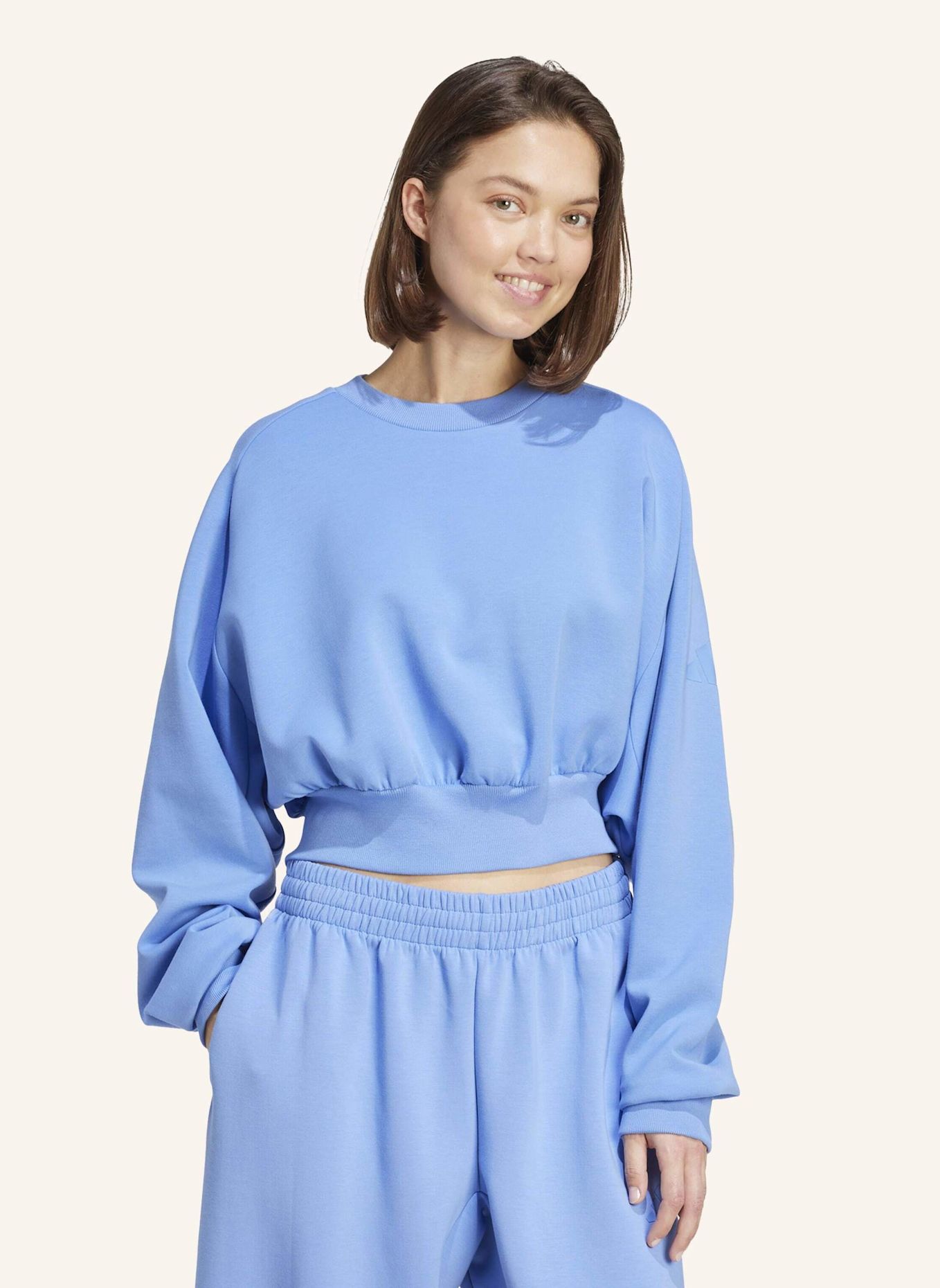 adidas Sweatshirt SOFT LUX: BLAU