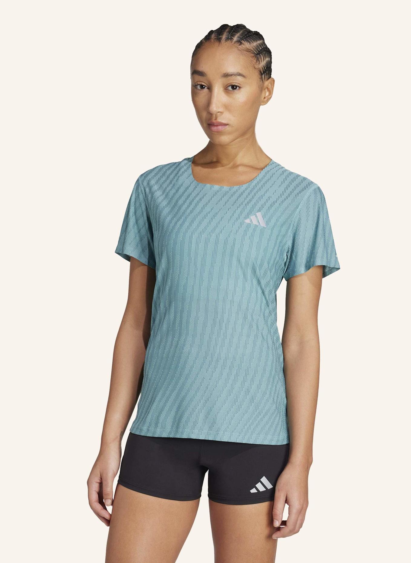 adidas Laufshirt ADI365 CLIMACOOL+: GRÜN/ TÜRKIS