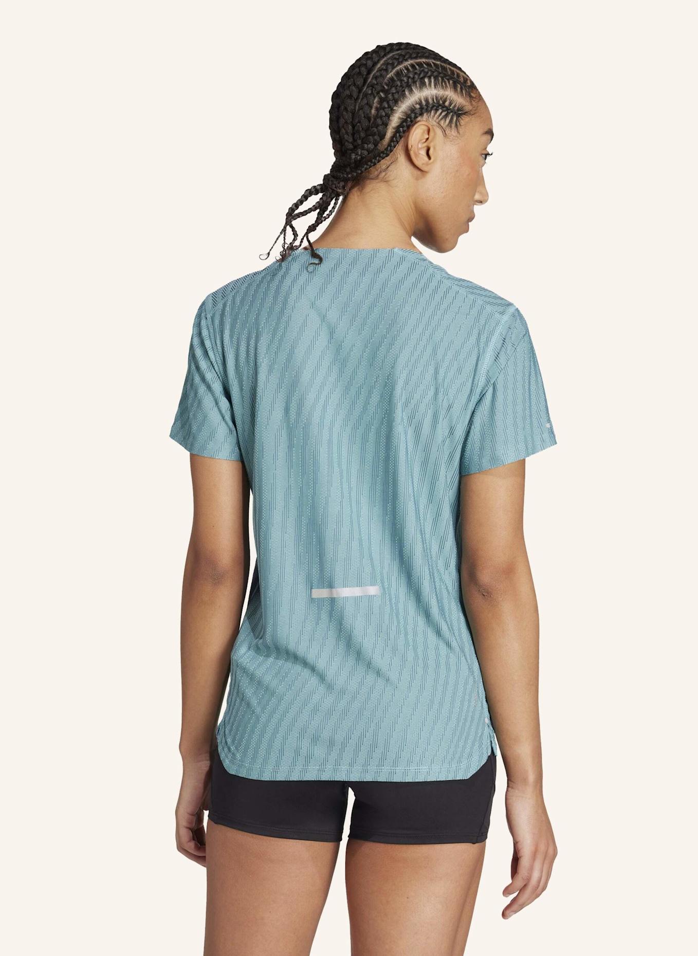 adidas Laufshirt ADI365 CLIMACOOL+: GRÜN/ TÜRKIS