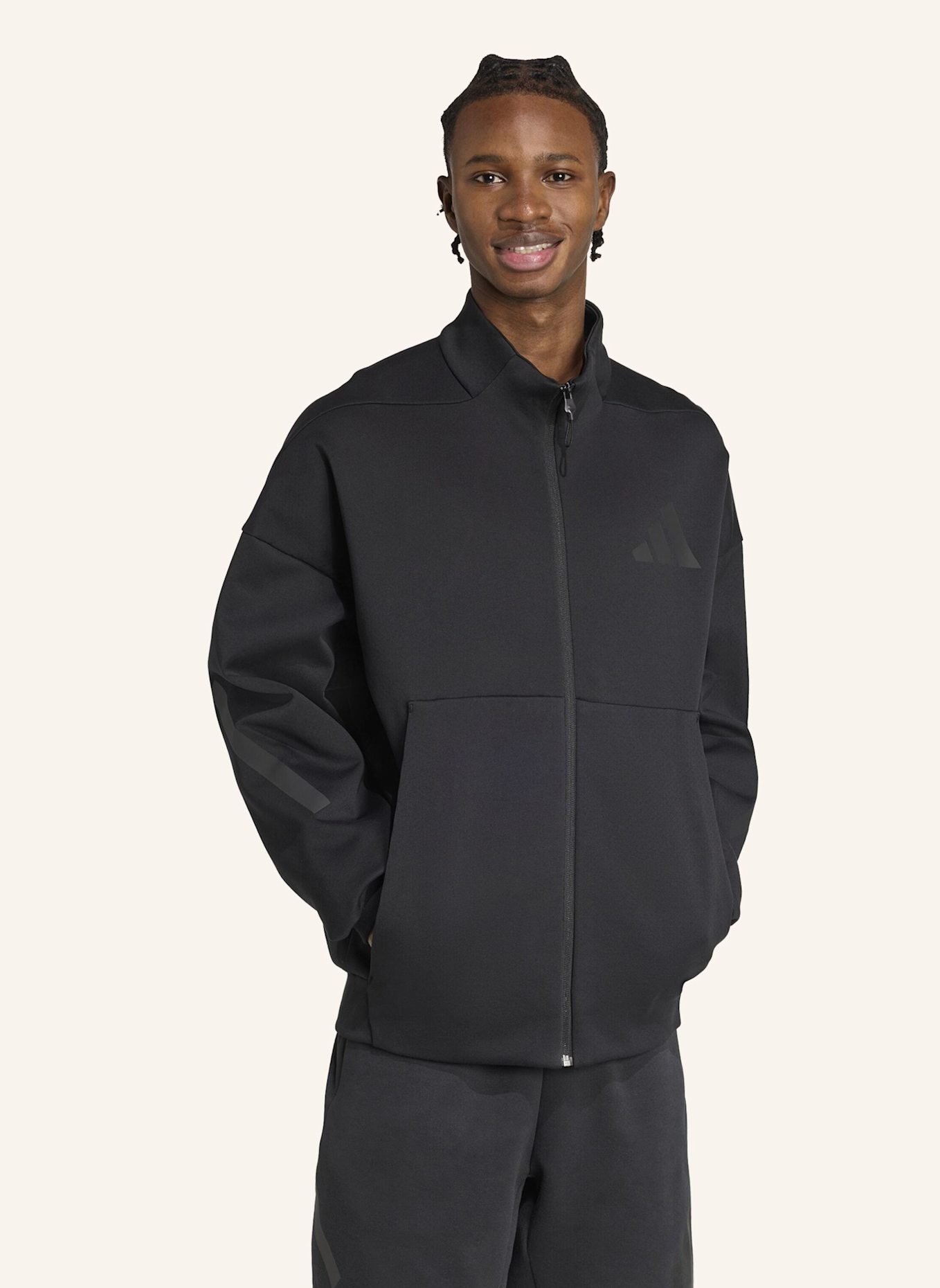 adidas ADIDAS Z.N.E. TRAININGSJACKE: SCHWARZ