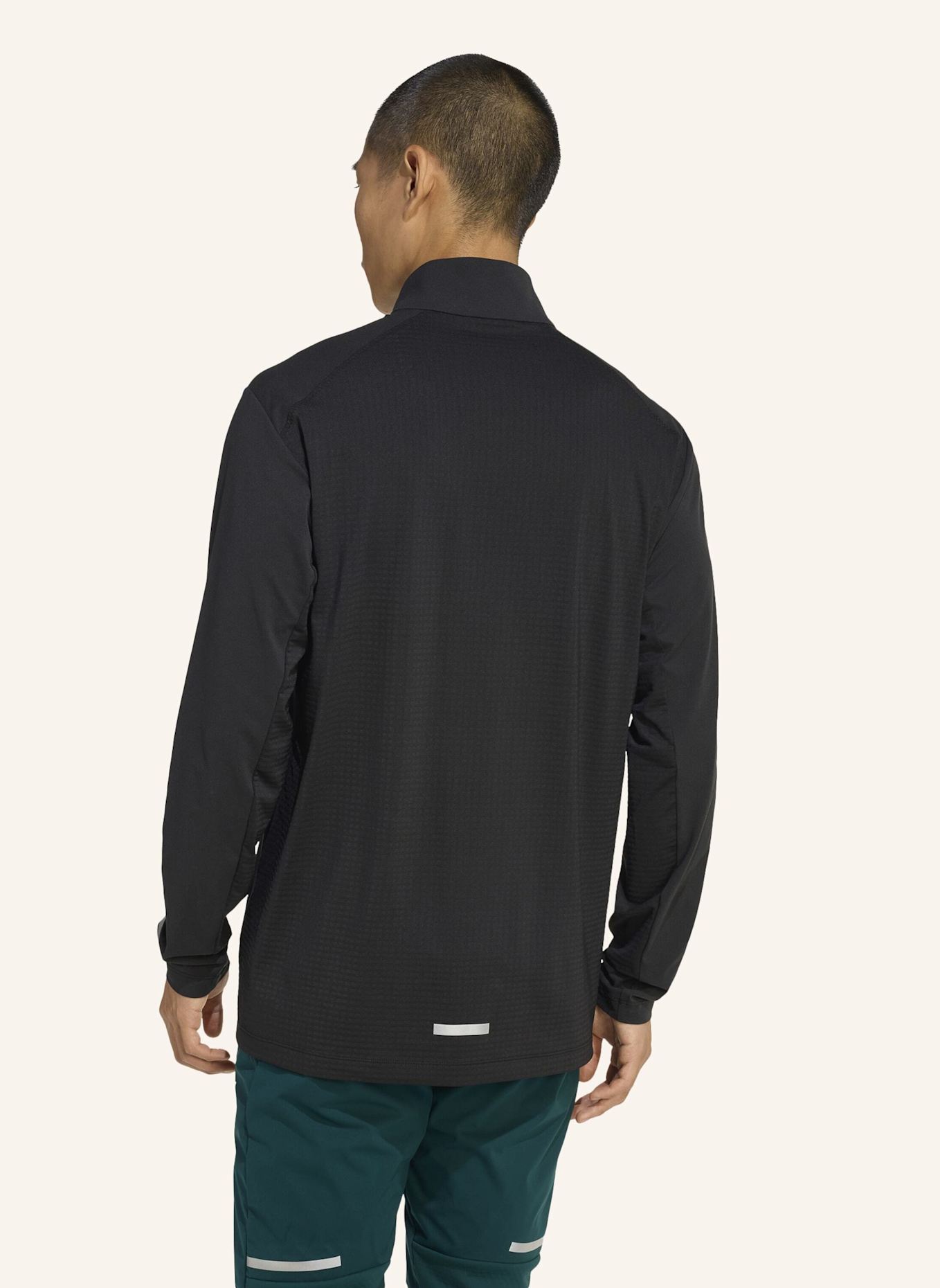 adidas TERREX TERREX XPERIOR LANGARMSHIRT MIT REISSVERSCHLUSS BIS ZUR BRUST: SCHWARZ