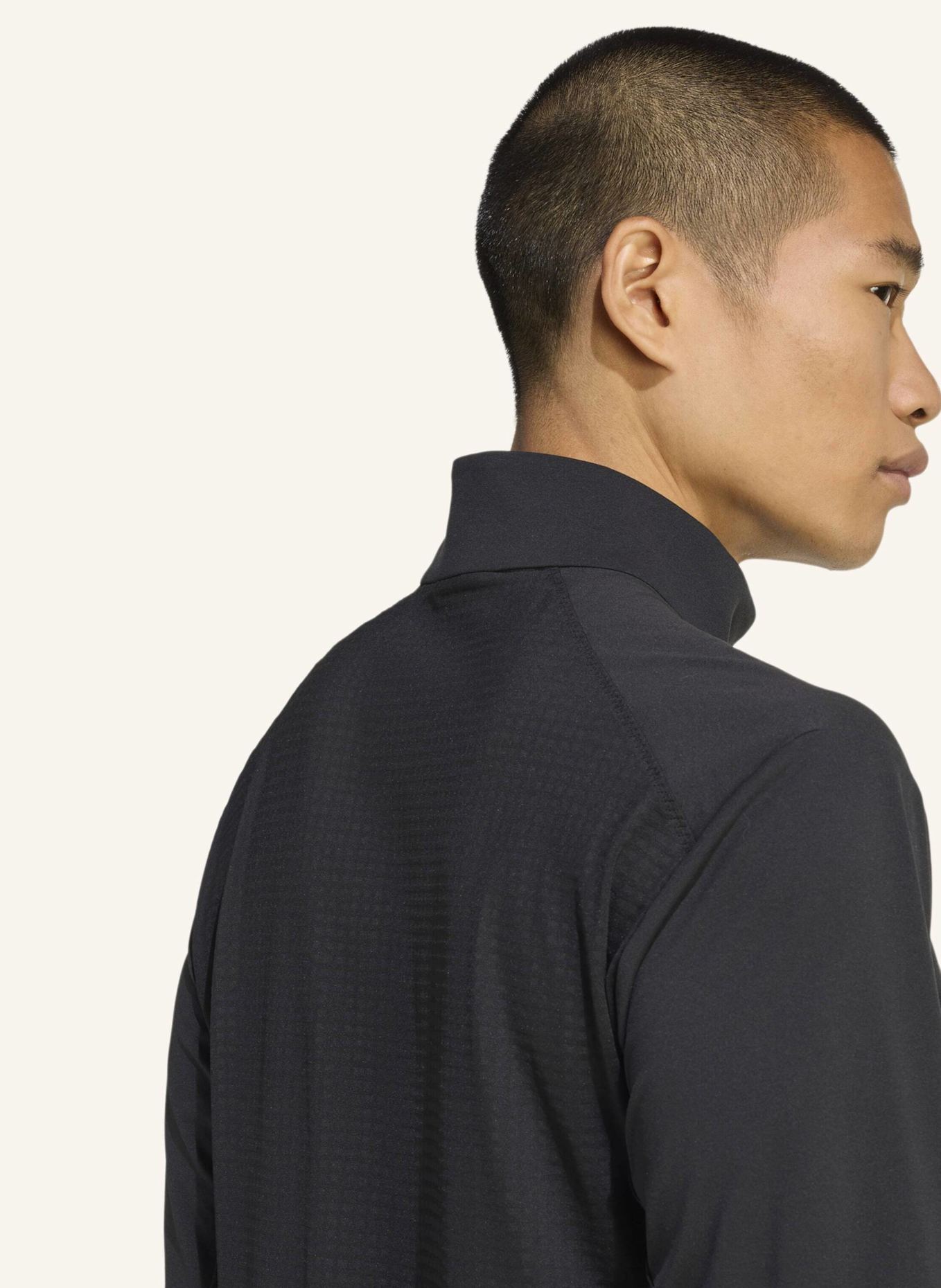 adidas TERREX TERREX XPERIOR LANGARMSHIRT MIT REISSVERSCHLUSS BIS ZUR BRUST: SCHWARZ