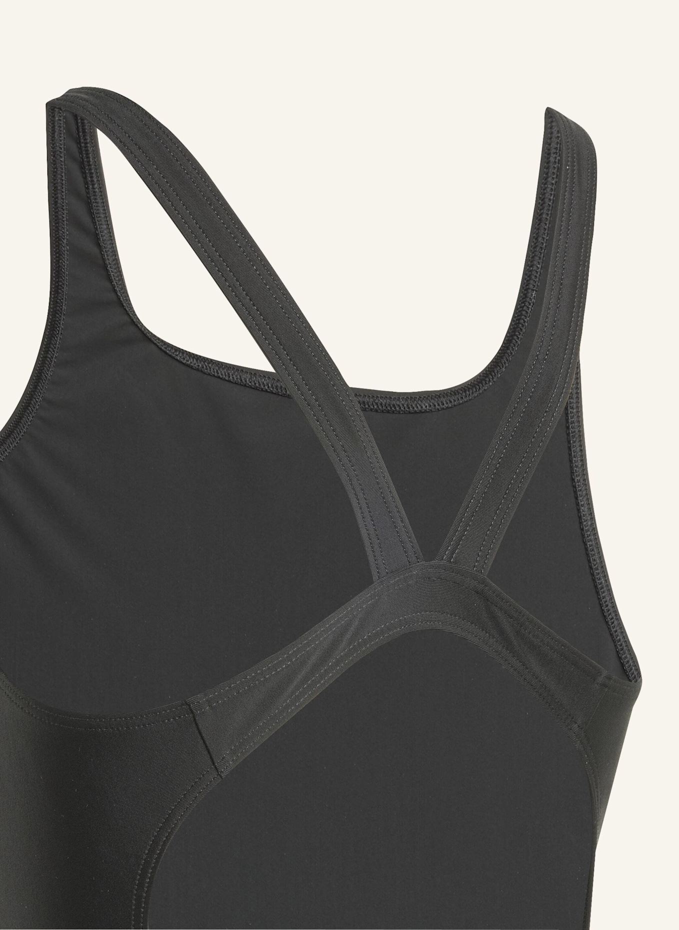 adidas Badeanzug V-BACK SWIMSUIT mit Cut-out: SCHWARZ