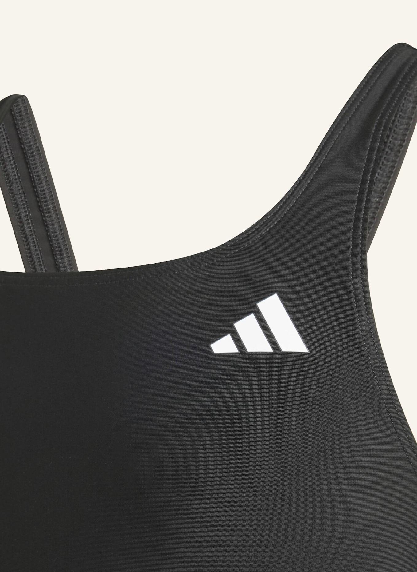 adidas Badeanzug V-BACK SWIMSUIT mit Cut-out: SCHWARZ