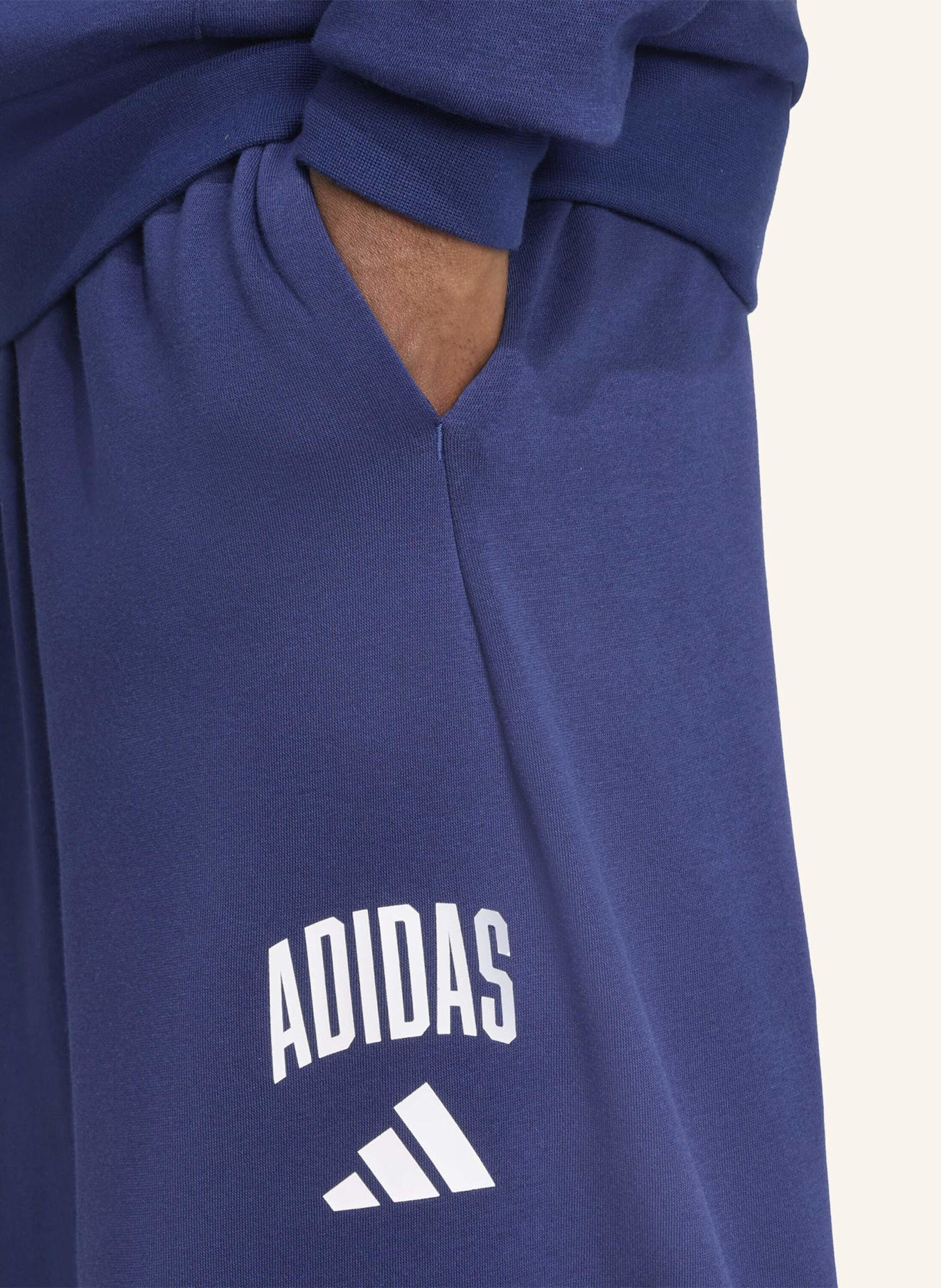 adidas COLLEGIATE HOSE: BLAU/ WEISS