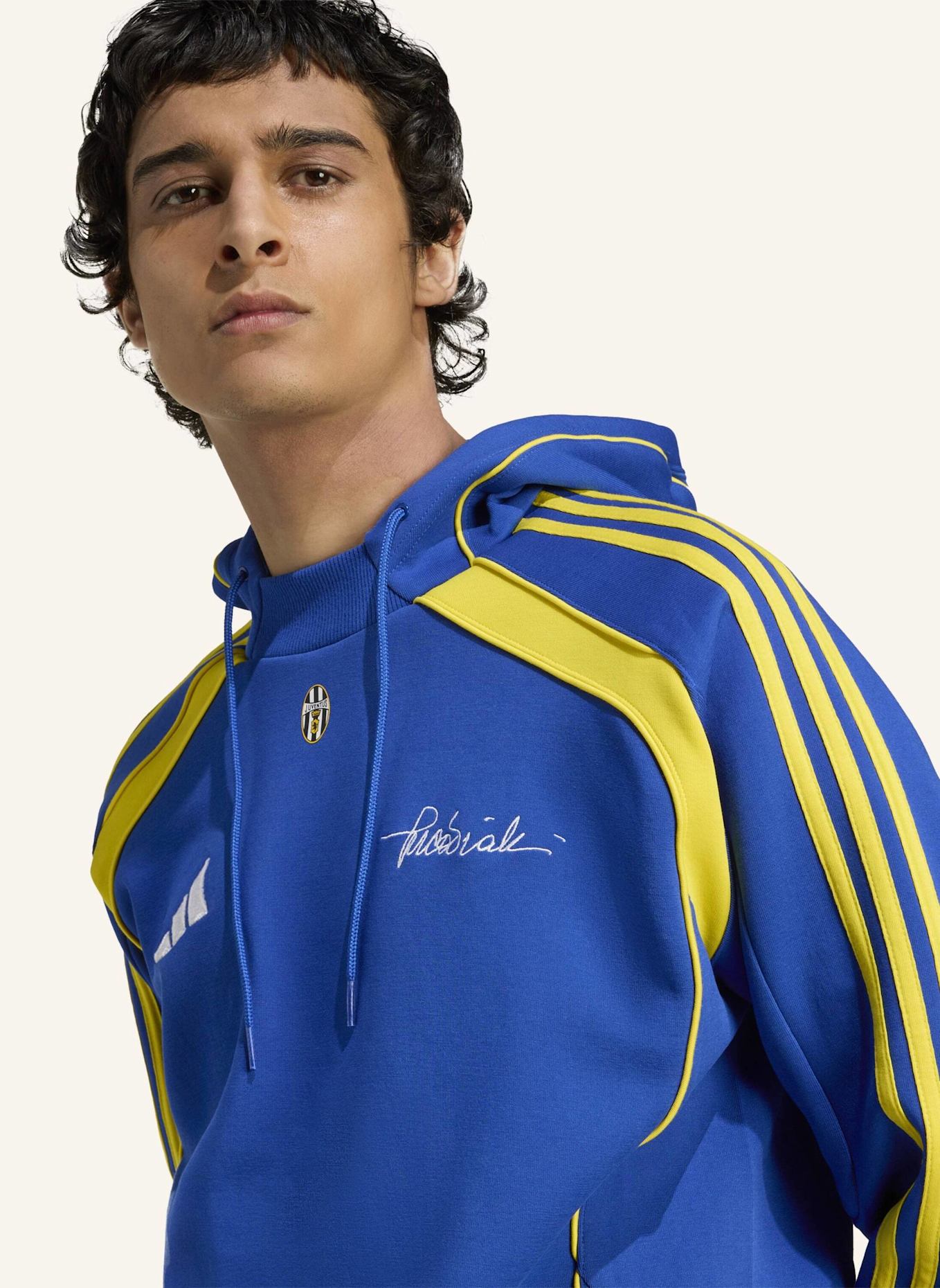 adidas Originals JUVENTUS TURIN VIALLI PACK DOUBLEKNIT HOODIE: BLAU