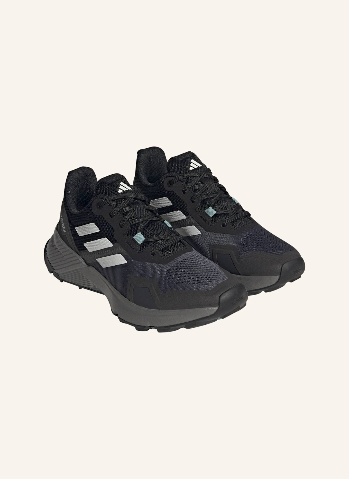 adidas TERREX TERREX SOULSTRIDE TRAILRUNNING-SCHUH: SCHWARZ/ WEISS/ GRAU