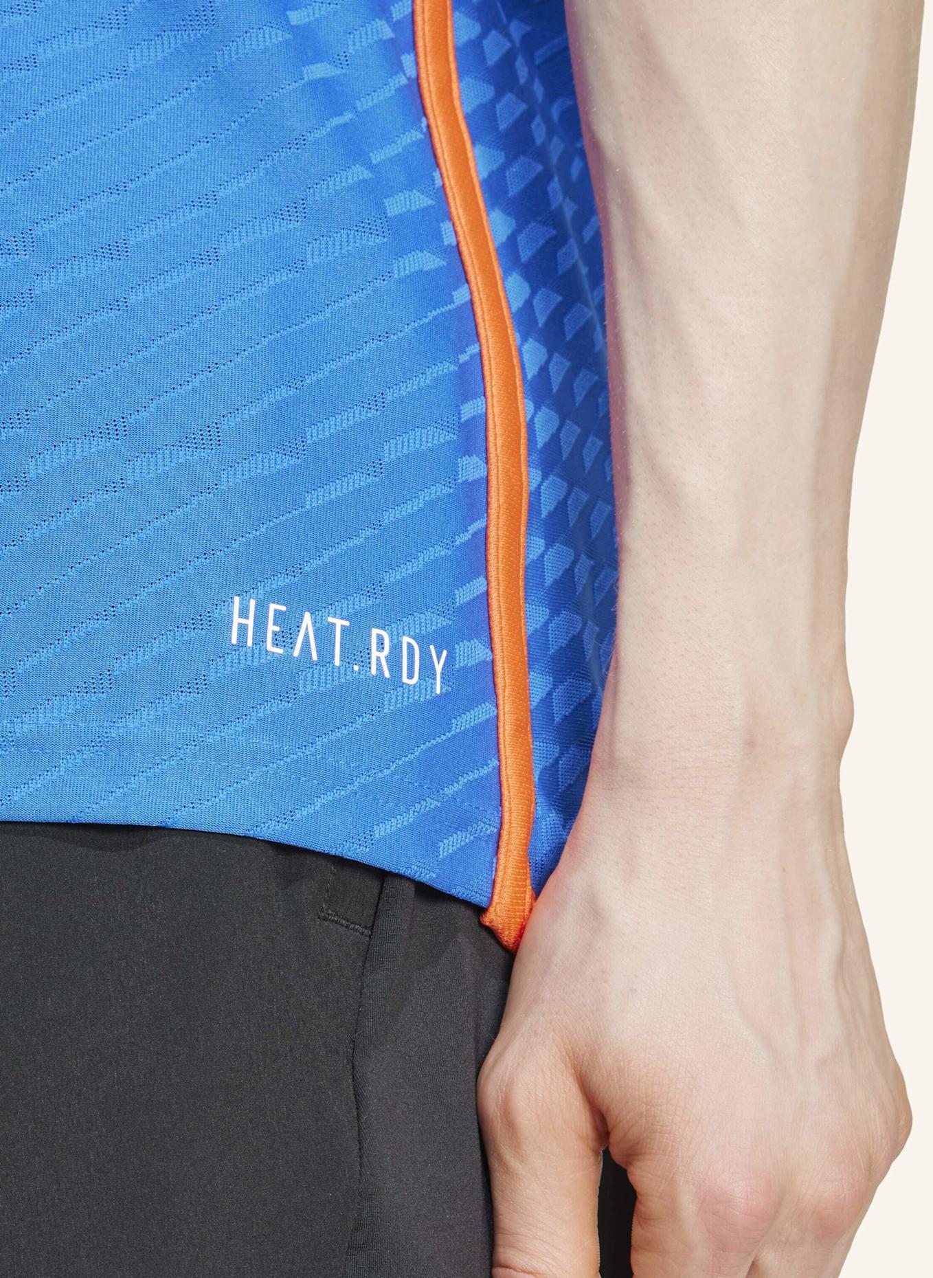 adidas INDIA CRICKET T20I TRIKOT: BLAU/ ORANGE