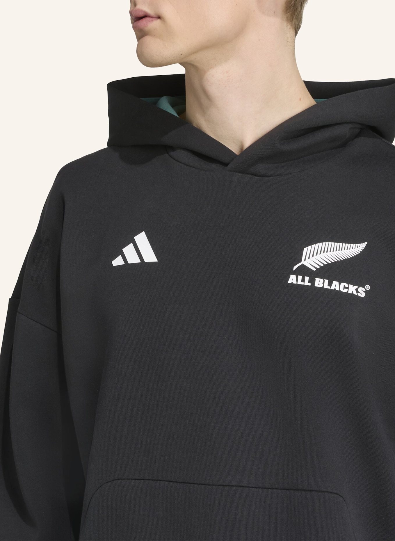 adidas ALL BLACKS PRÄSENTATIONSJACKE: SCHWARZ