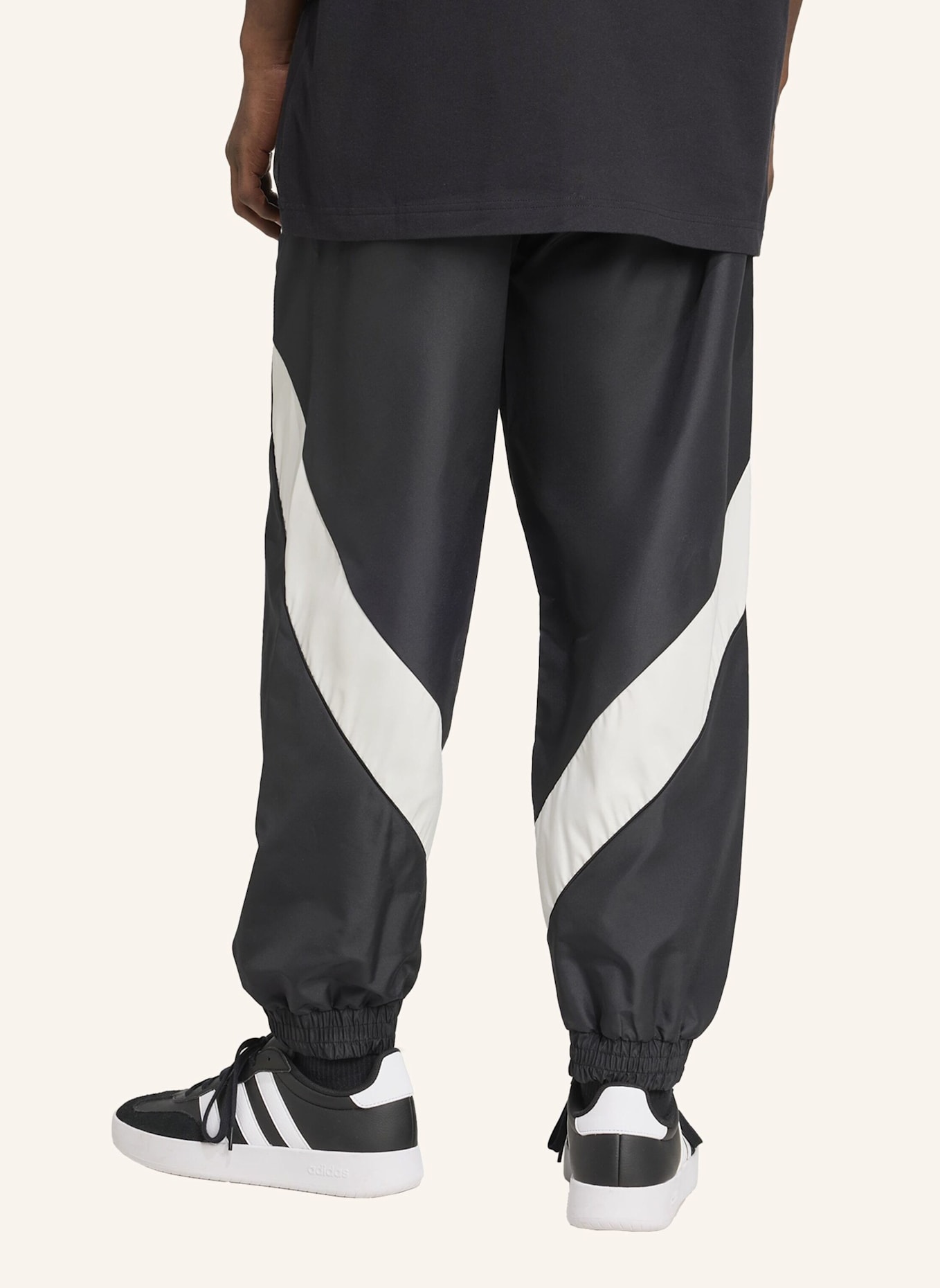 adidas STADIUM HOSE: SCHWARZ/ WEISS