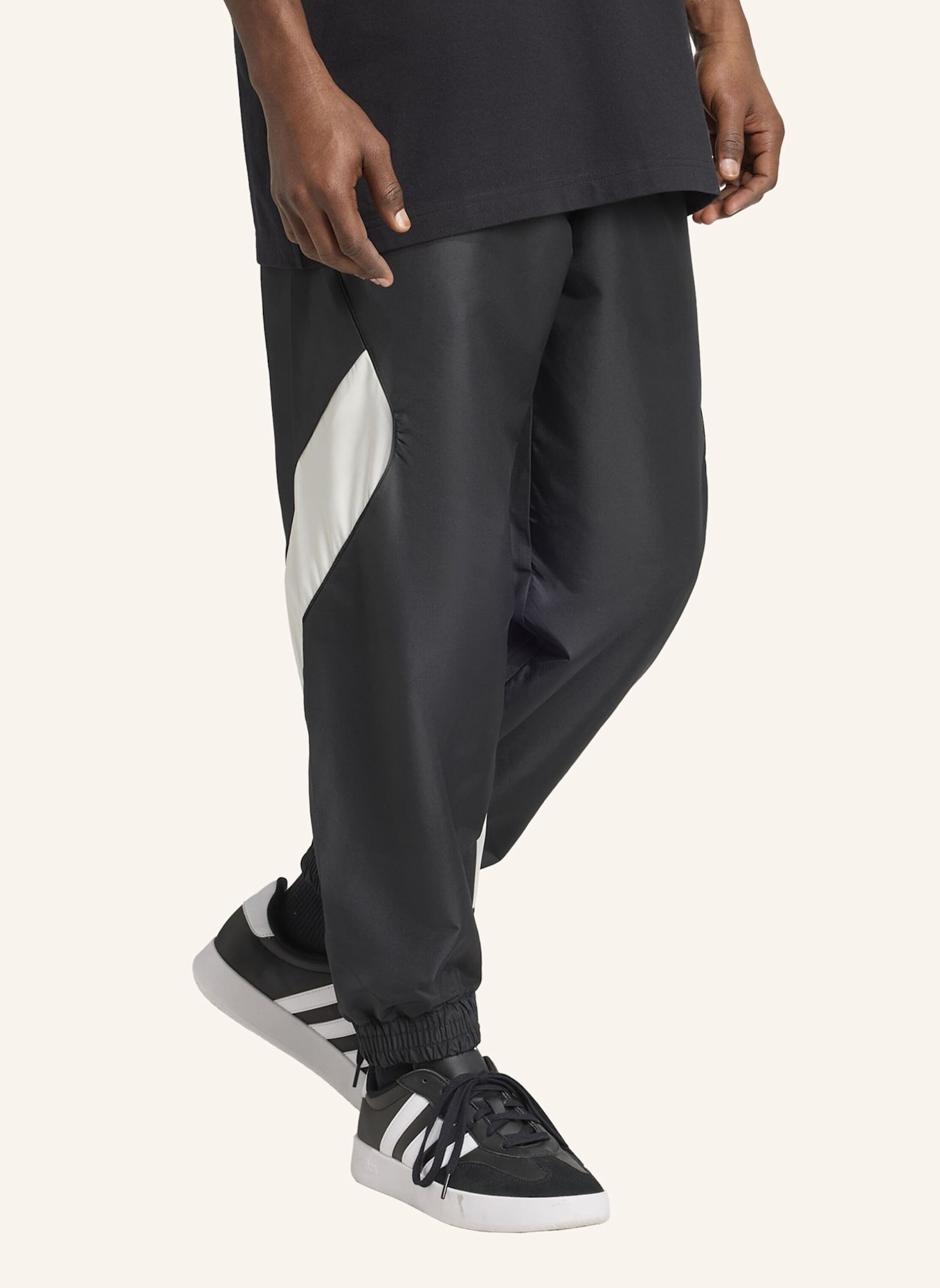 adidas STADIUM HOSE: SCHWARZ/ WEISS