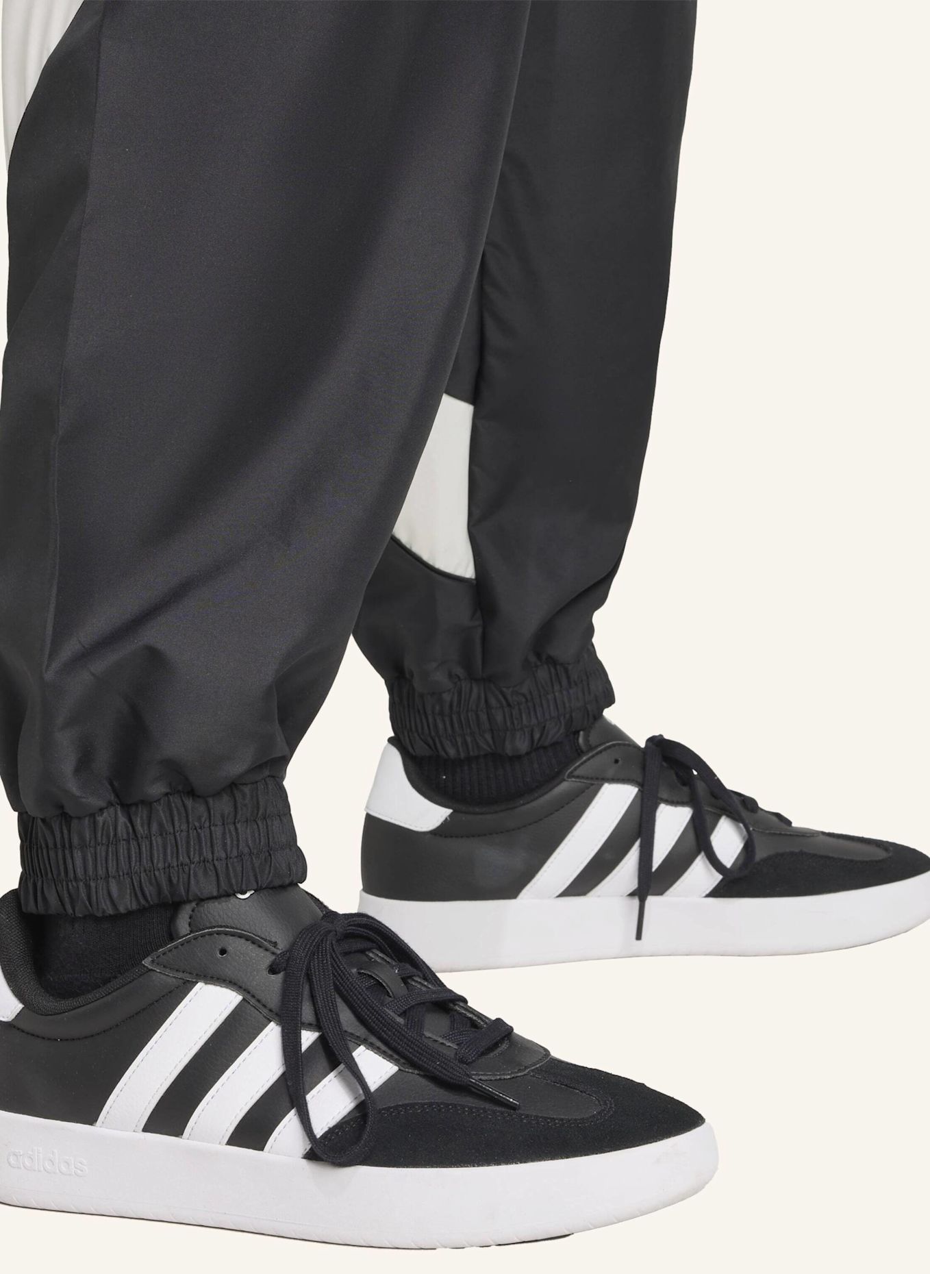 adidas STADIUM HOSE: SCHWARZ/ WEISS