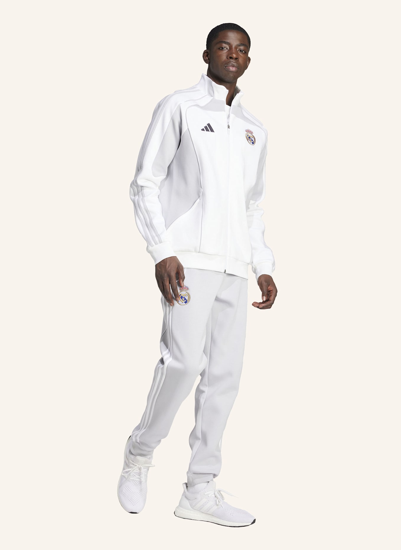 adidas Originals REAL MADRID UBP DOUBLEKNIT HOSE: GRÜN/ WEISS