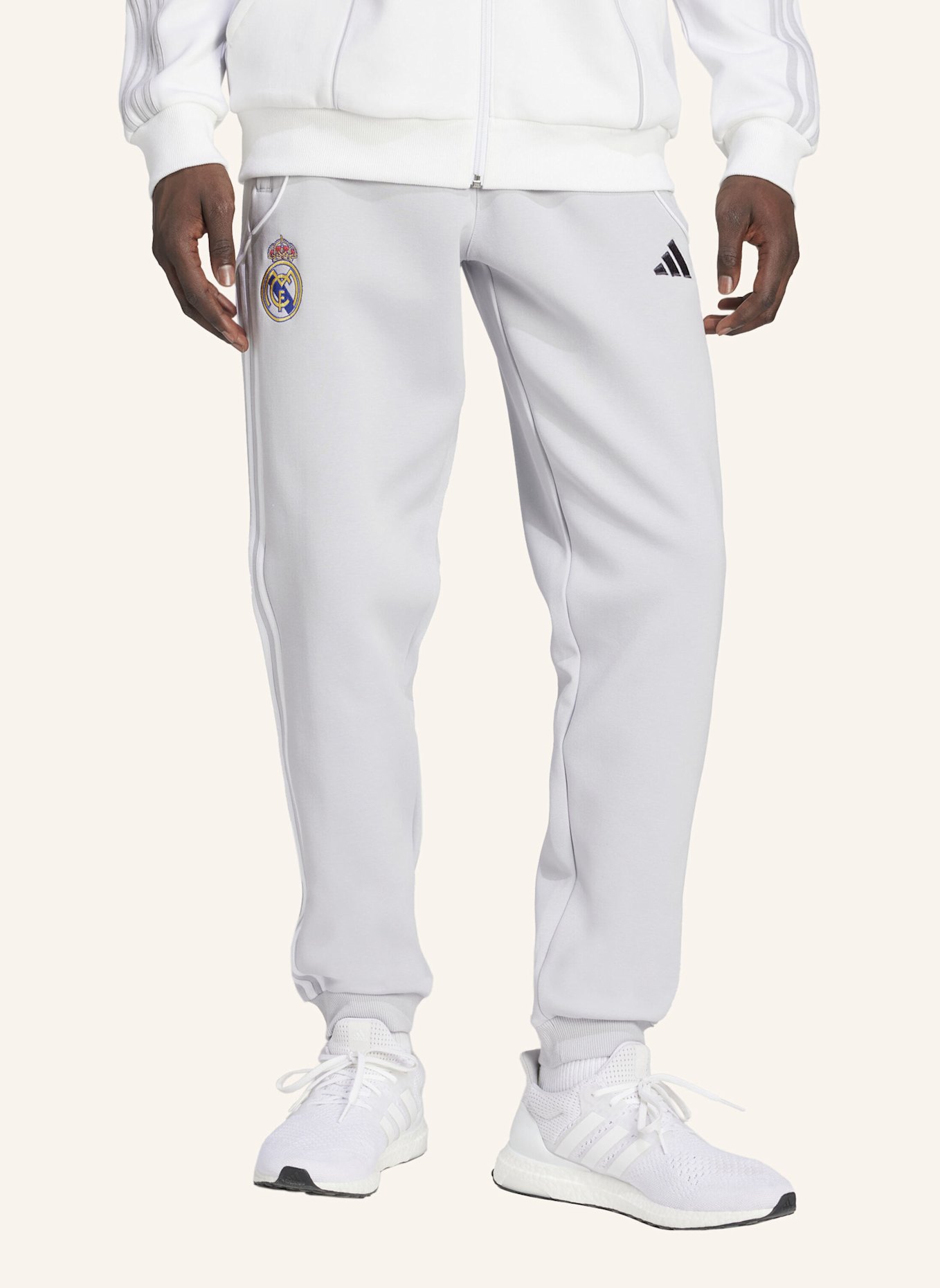 adidas Originals REAL MADRID UBP DOUBLEKNIT HOSE: GRÜN/ WEISS