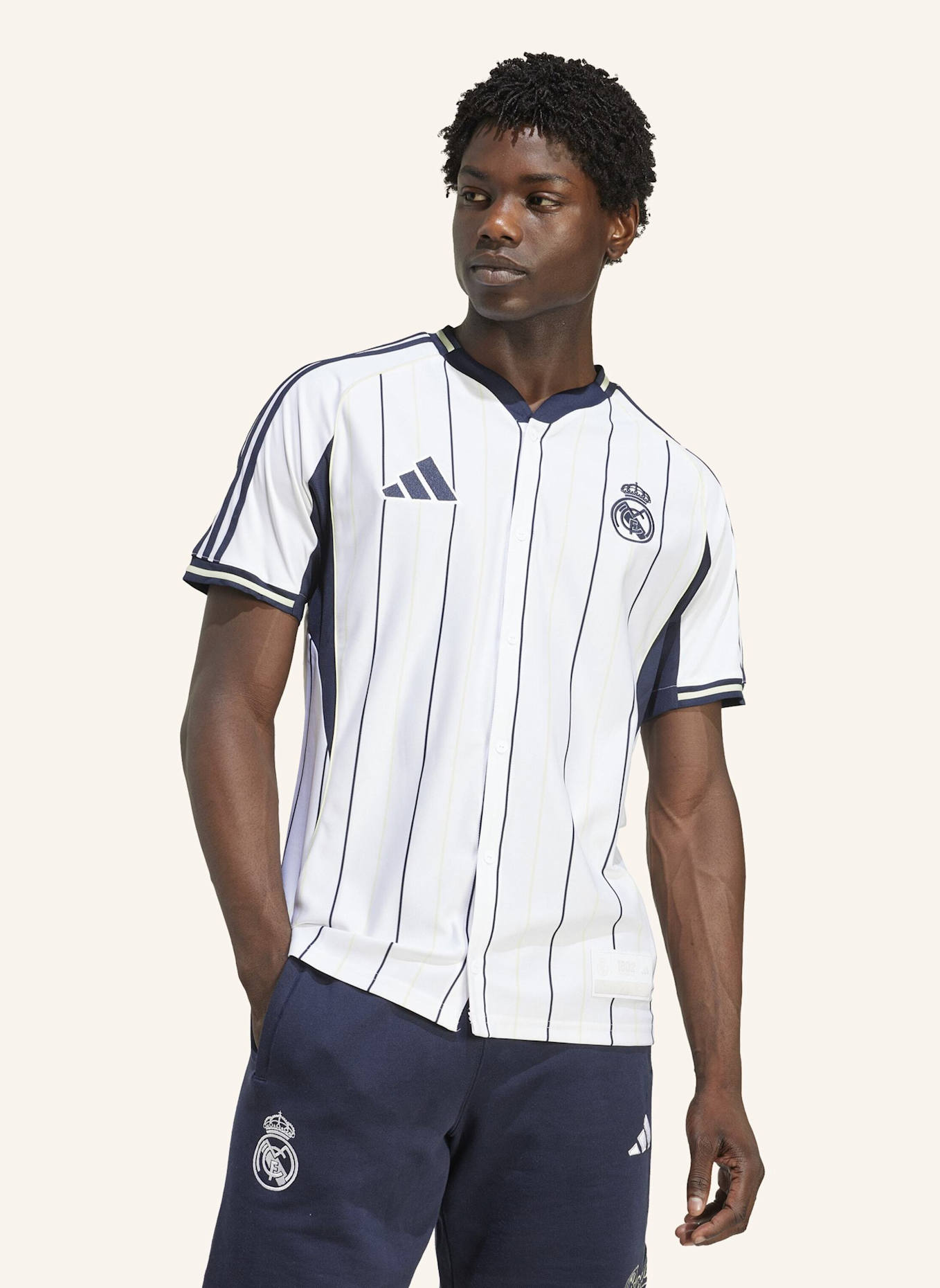 adidas Originals REAL MADRID US PACK T-SHIRT: WEISS/ BLAU