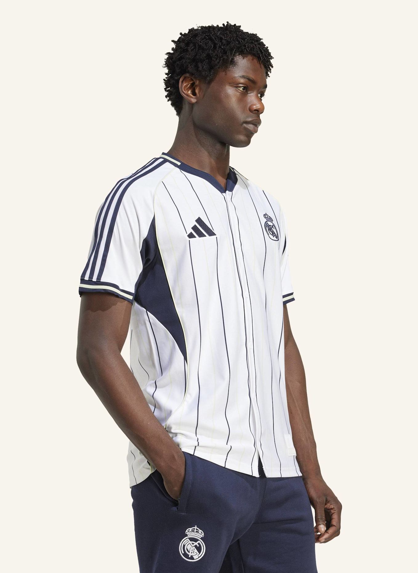 adidas Originals REAL MADRID US PACK T-SHIRT: WEISS/ BLAU