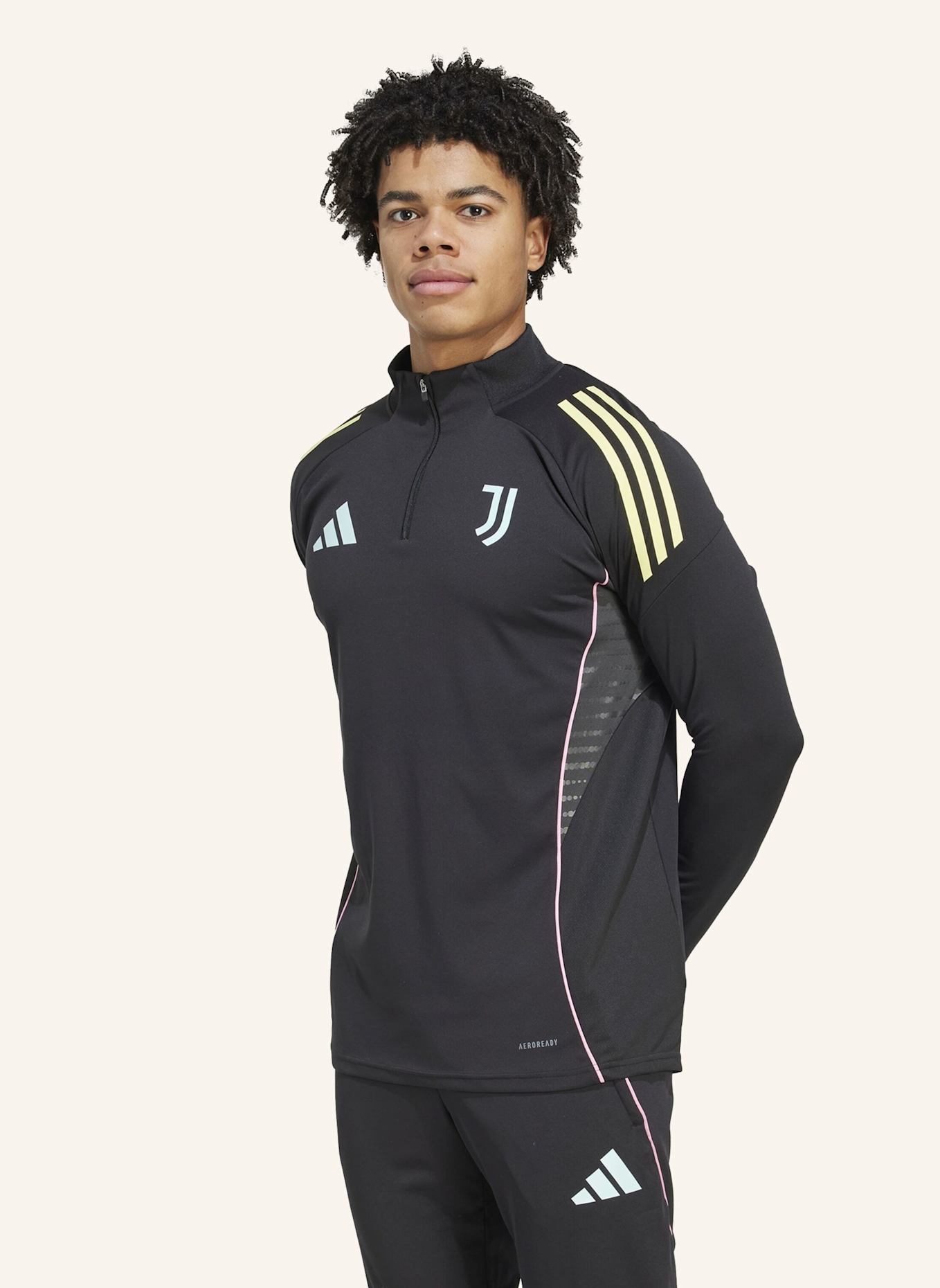 adidas JUVENTUS TURIN TIRO 25 COMPETITION TRAININGSTOP: SCHWARZ