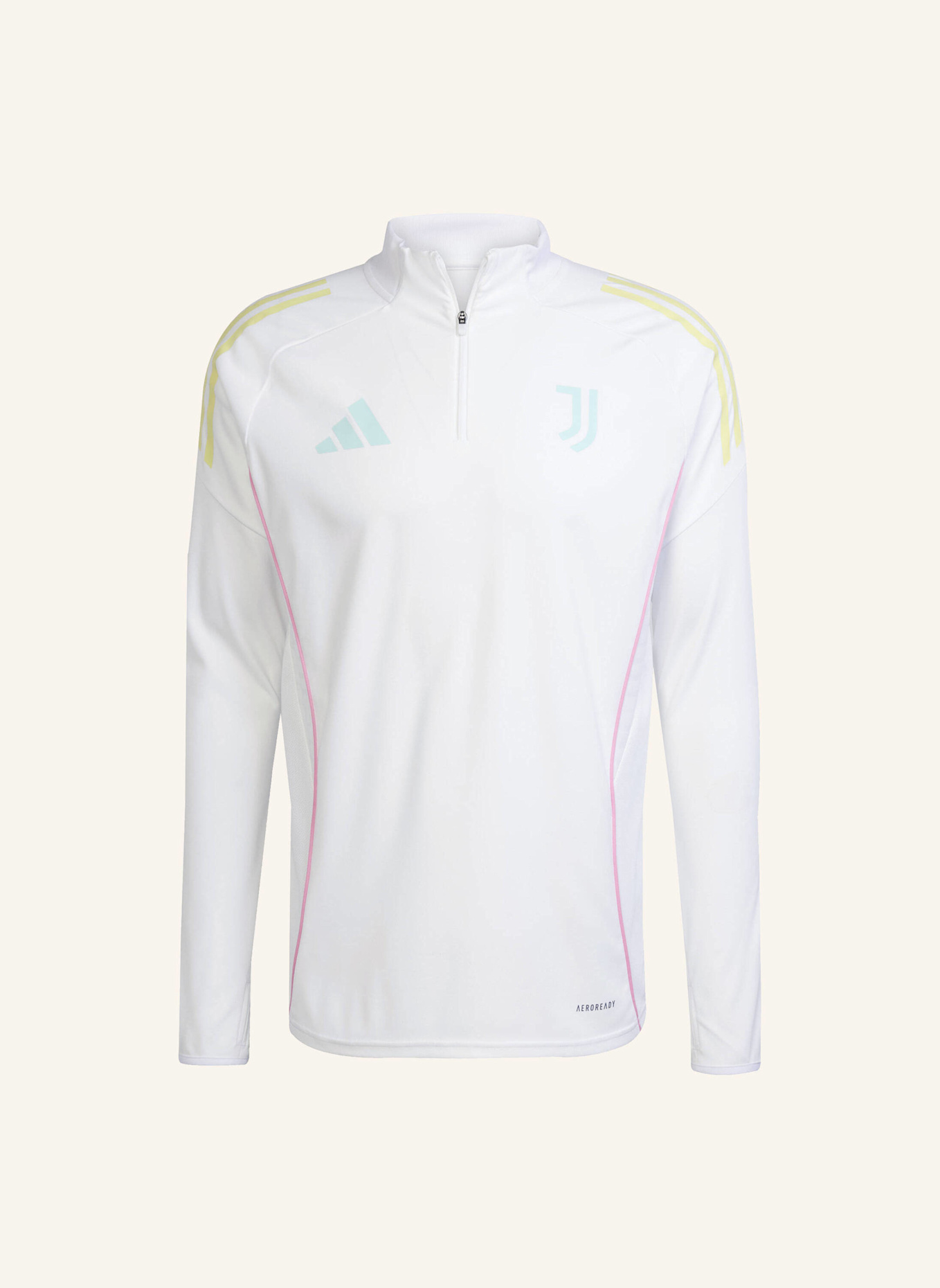 adidas JUVENTUS TURIN TIRO 25 COMPETITION TRAININGSTOP: WEISS