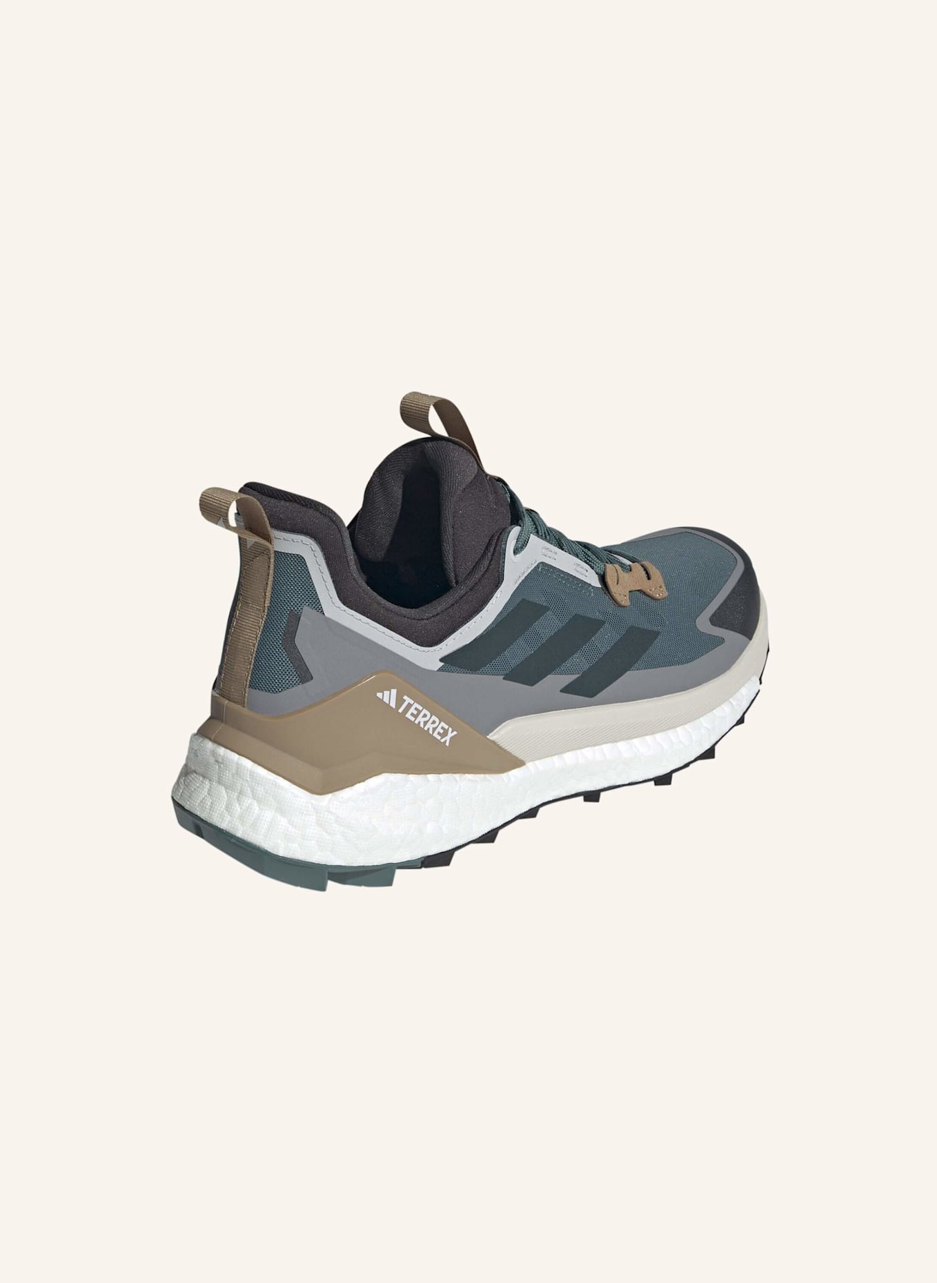 adidas TERREX Wanderschuhe TERREX FREE HIKER 2 LOW: TÜRKIS/ GRÜN/ GRAU