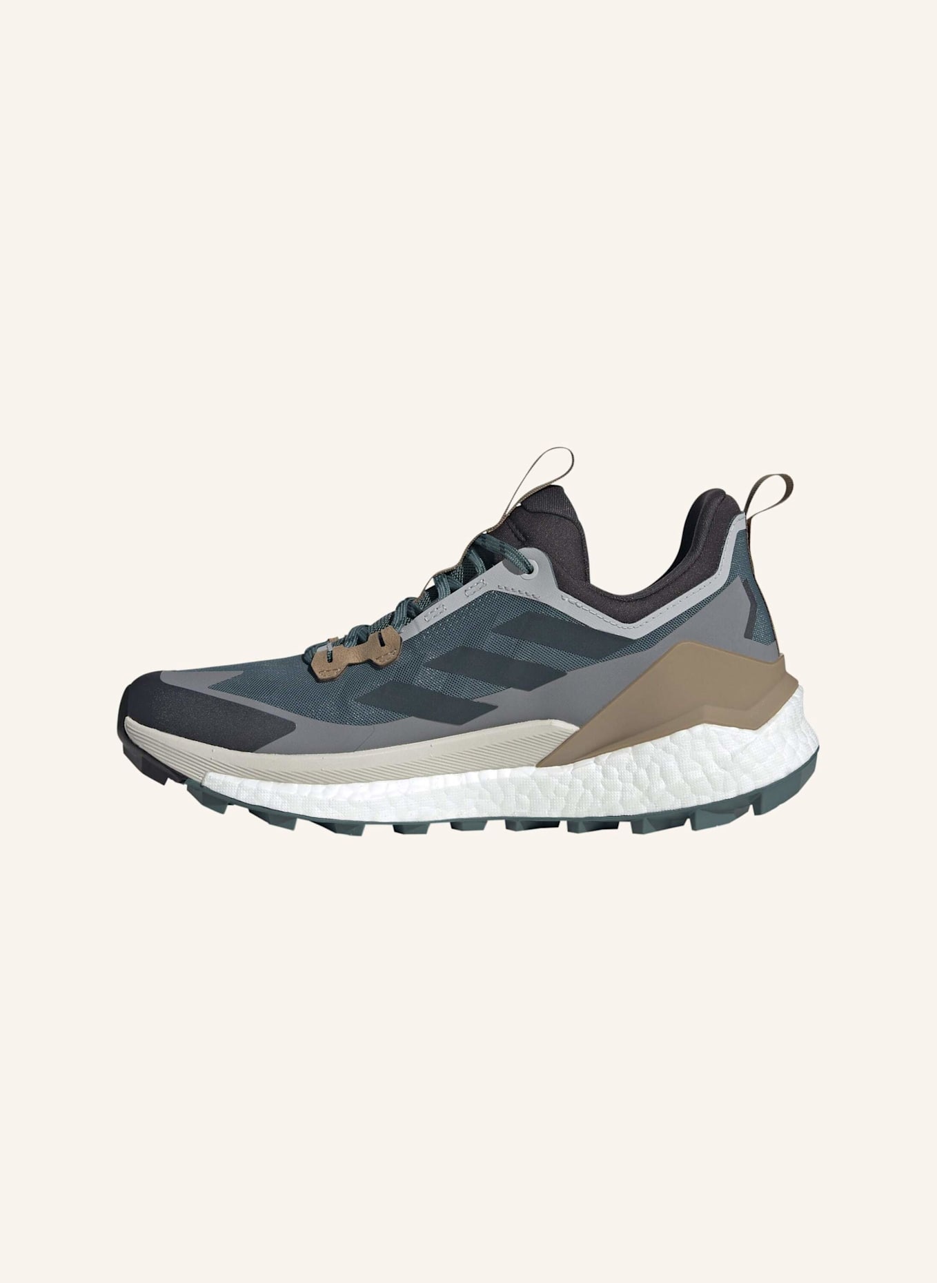 adidas TERREX Wanderschuhe TERREX FREE HIKER 2 LOW: TÜRKIS/ GRÜN/ GRAU