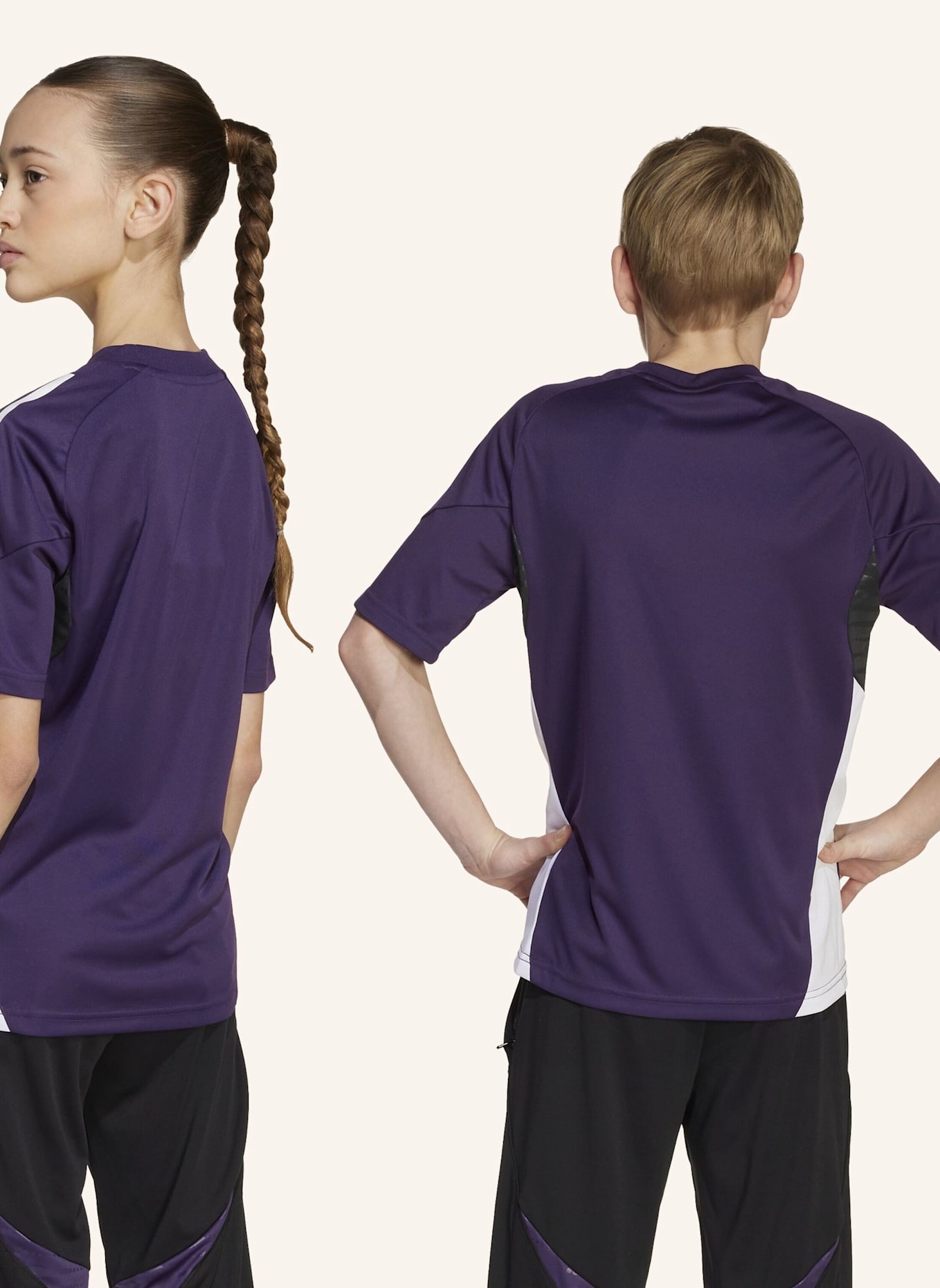 adidas MANCHESTER UNITED TIRO 25 COMPETITION KIDS TRAININGSTRIKOT: WEISS/ SCHWARZ