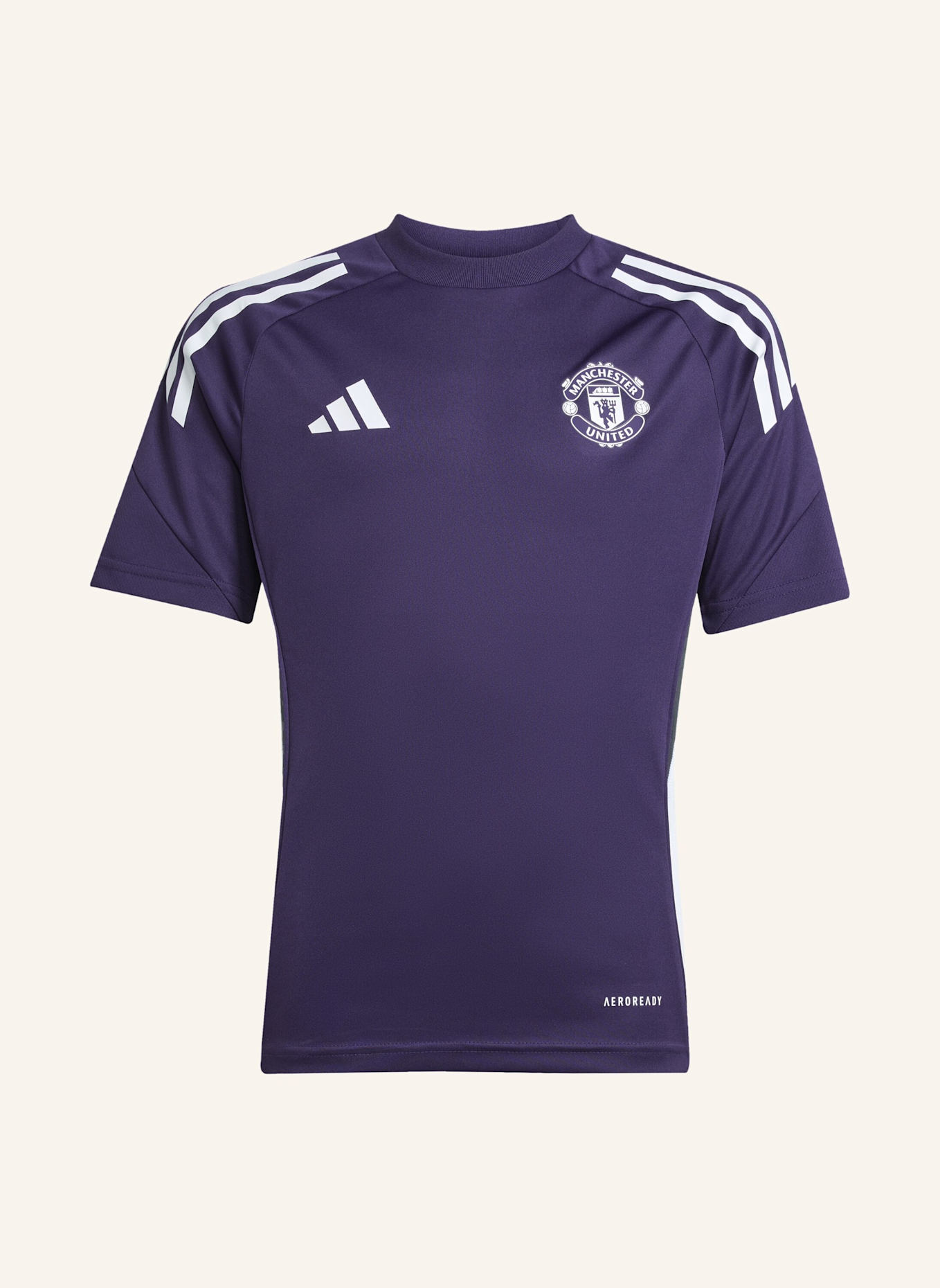 adidas MANCHESTER UNITED TIRO 25 COMPETITION KIDS TRAININGSTRIKOT: WEISS/ SCHWARZ