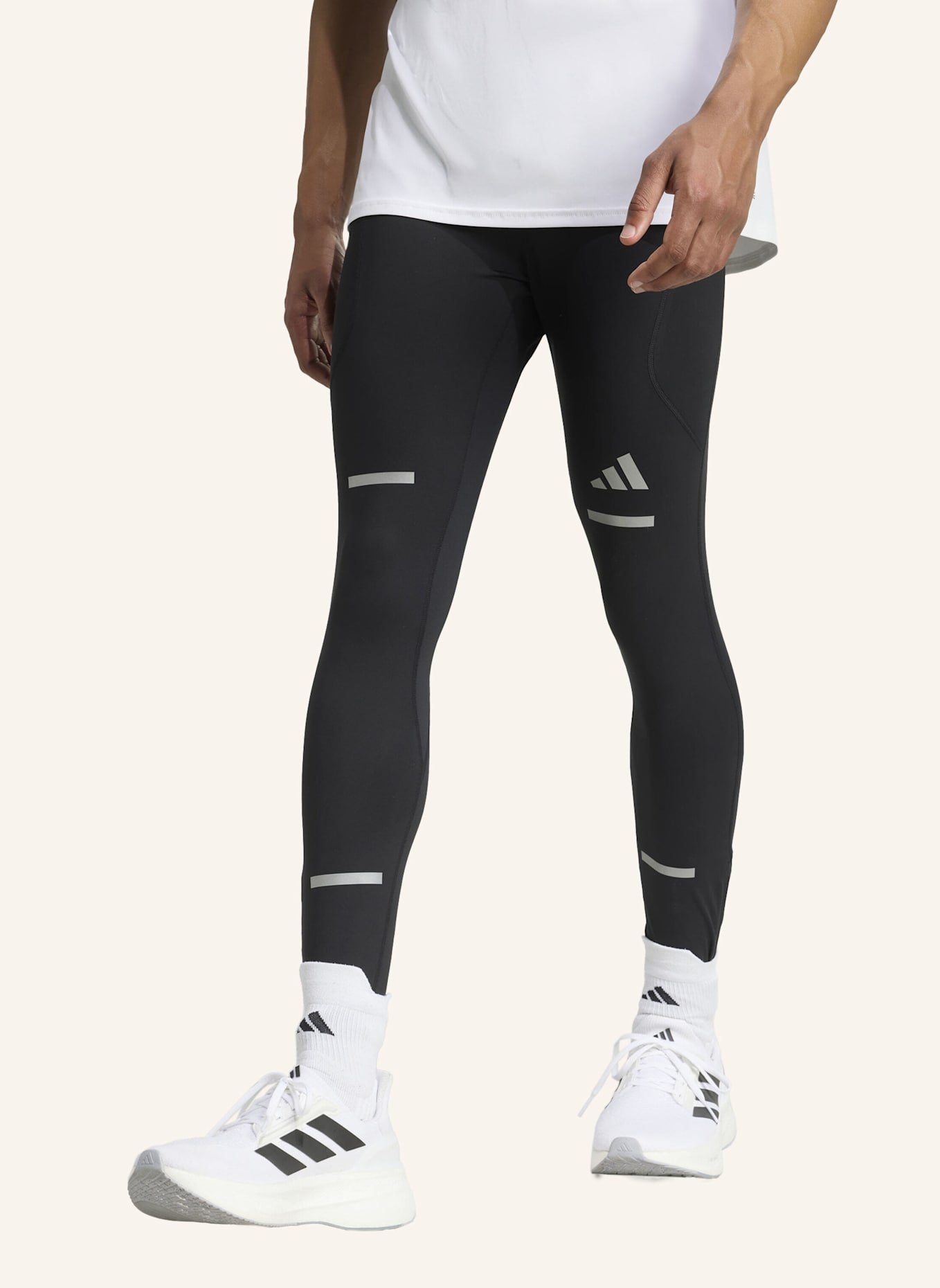 adidas Lauf-Tights ADI365: SCHWARZ