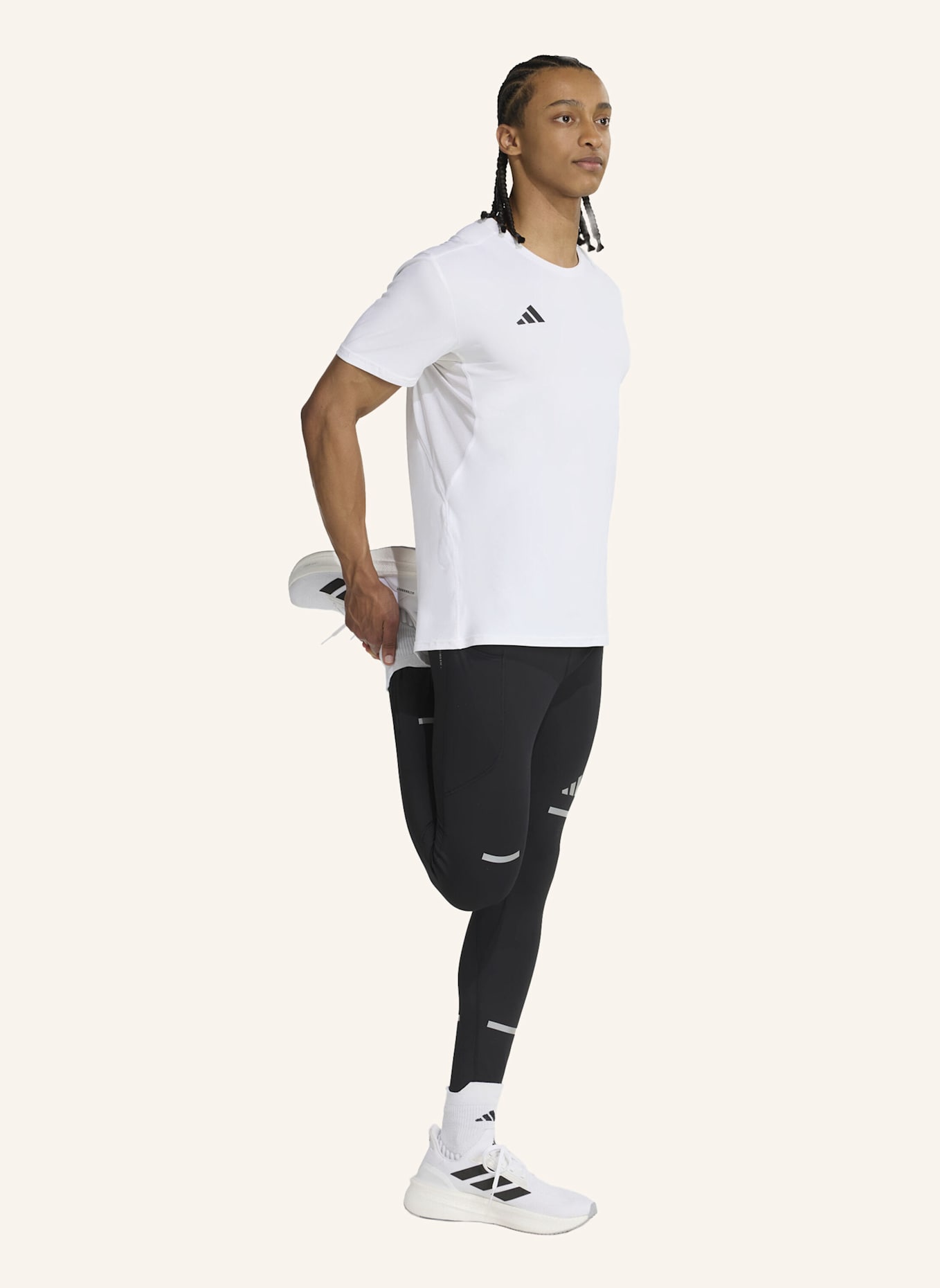 adidas Lauf-Tights ADI365: SCHWARZ