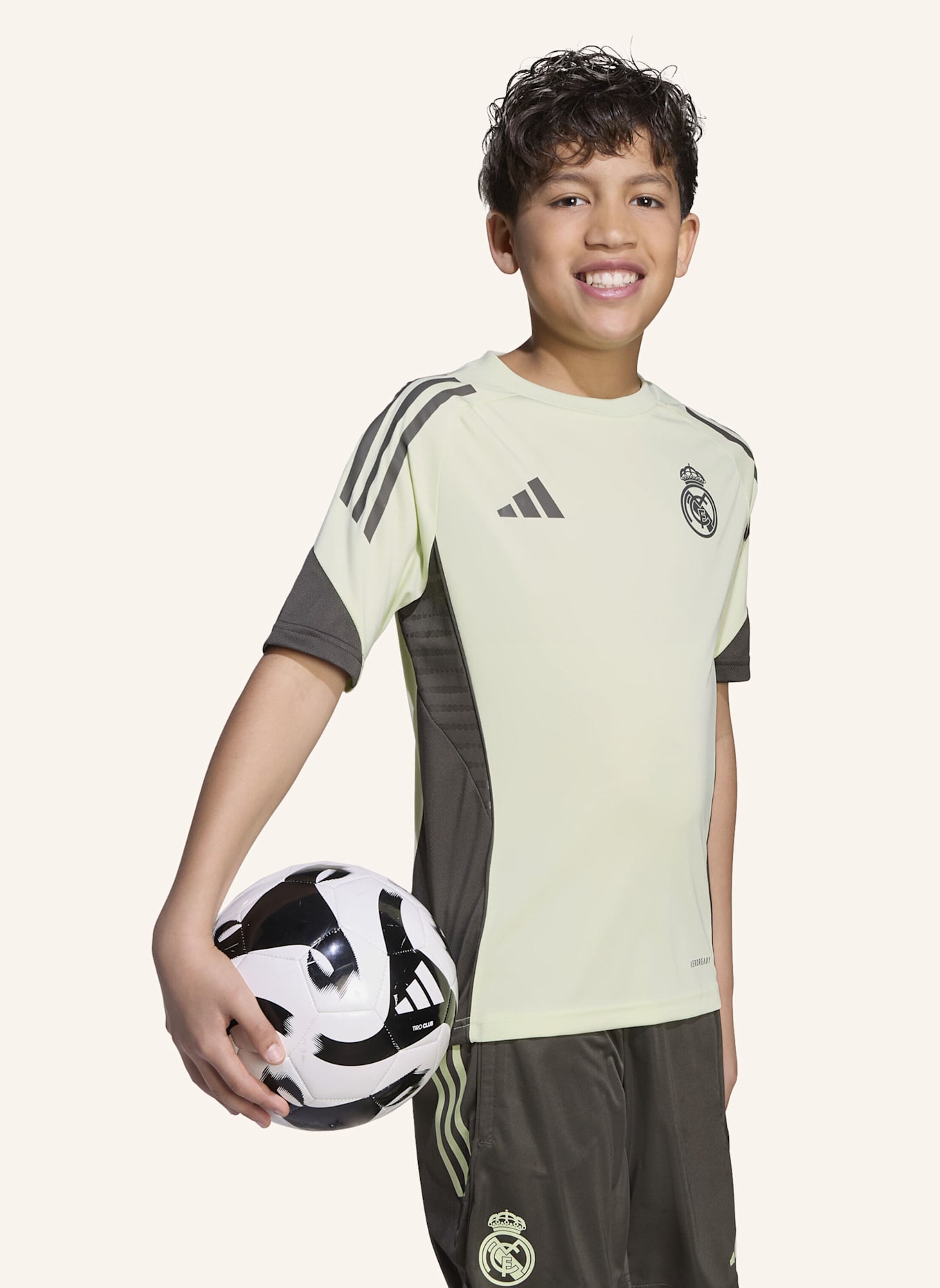 adidas REAL MADRID TIRO 25 COMPETITION KIDS TRAININGSTRIKOT: GRÜN
