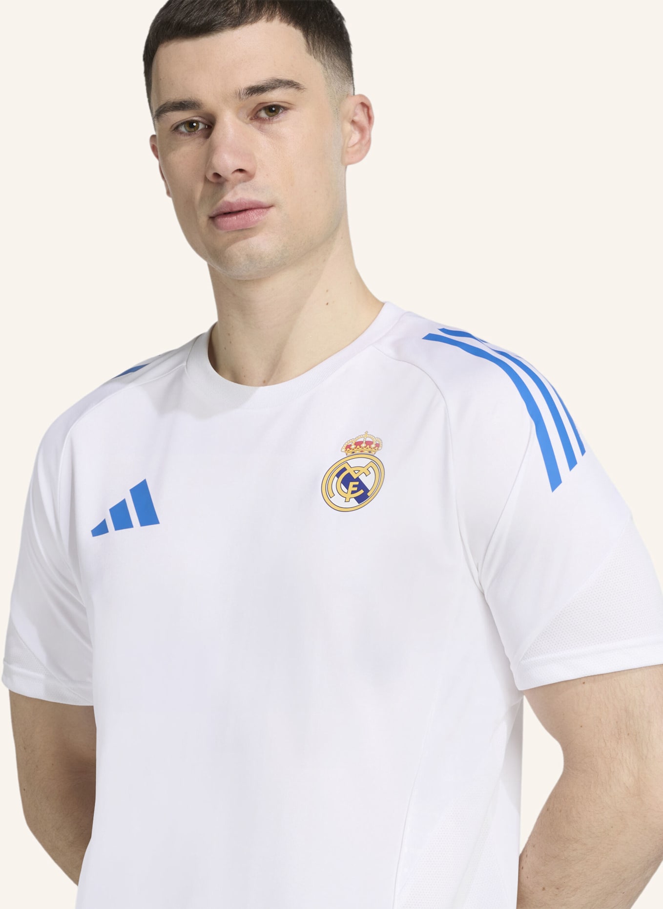 adidas REAL MADRID TIRO 25 COMPETITION TRAININGSTRIKOT: WEISS