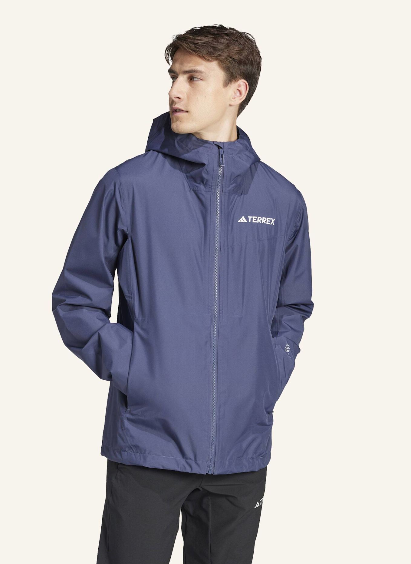 adidas TERREX TERREX MULTI 2.5L RAIN.RDY REGENJACKE: BLAU