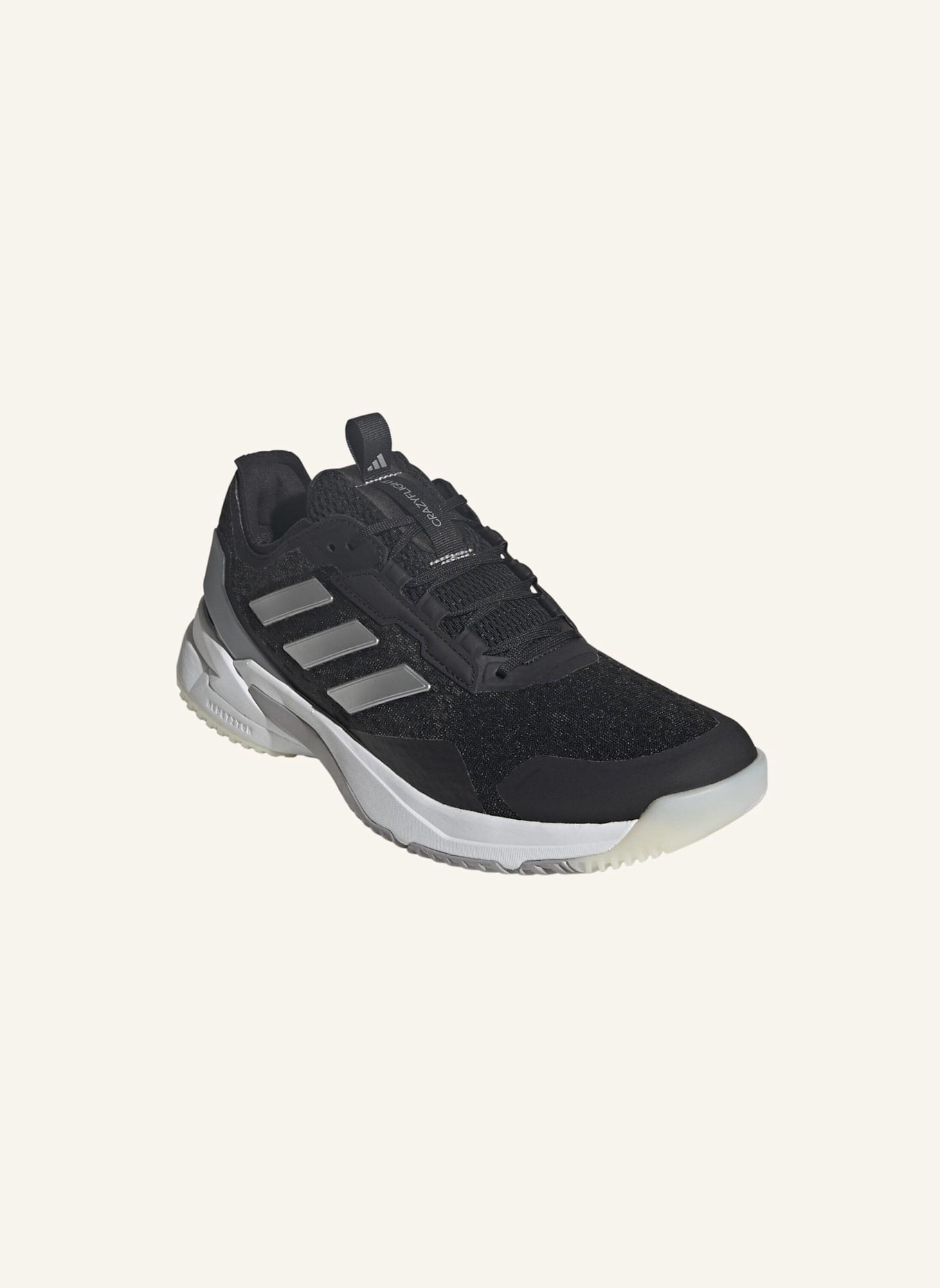 adidas CRAZYFLIGHT 6 HALLENSCHUH: WEISS/ SILBER/ SCHWARZ