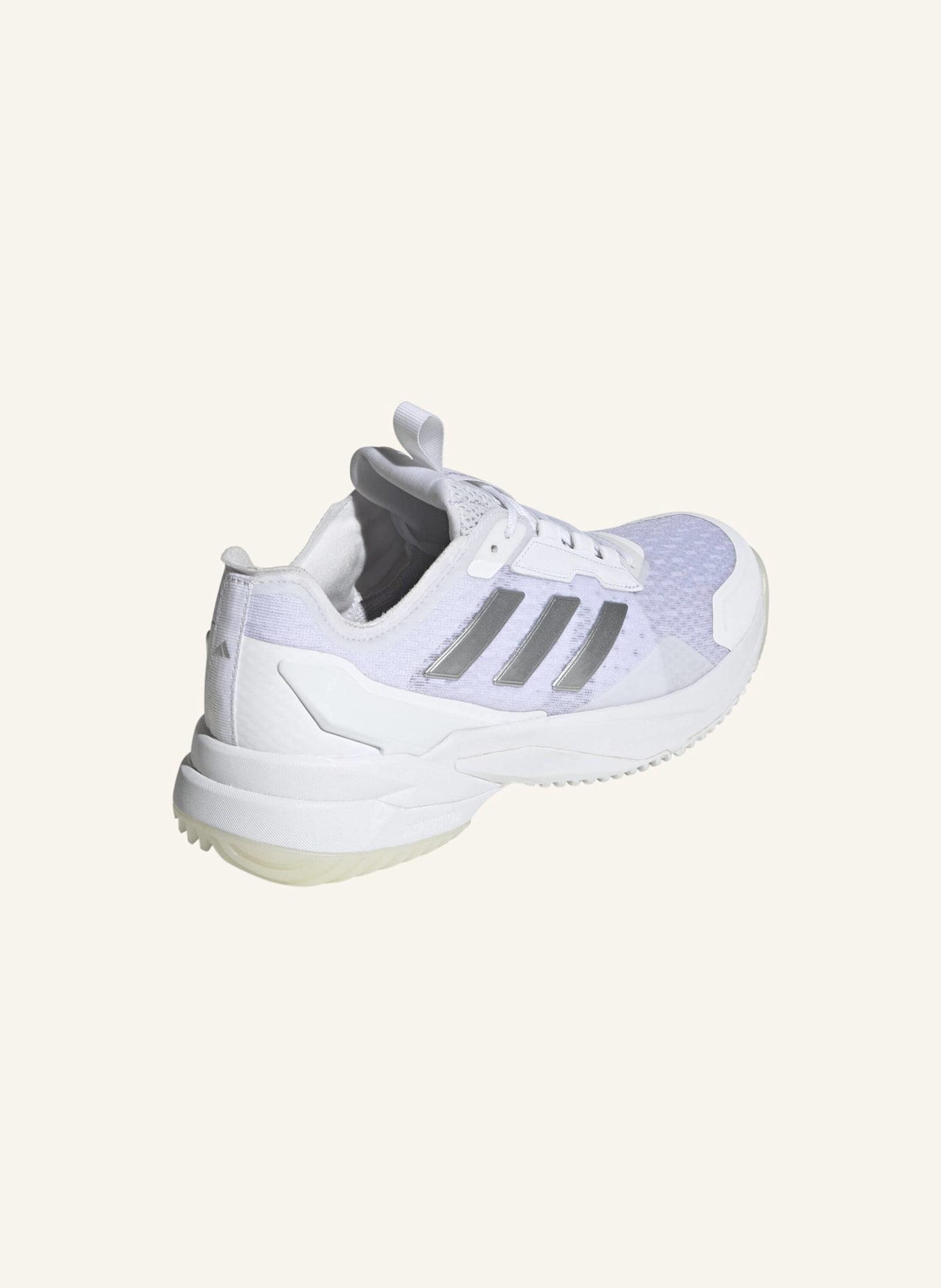 adidas CRAZYFLIGHT 6 HALLENSCHUH: WEISS/ SCHWARZ/ SILBER