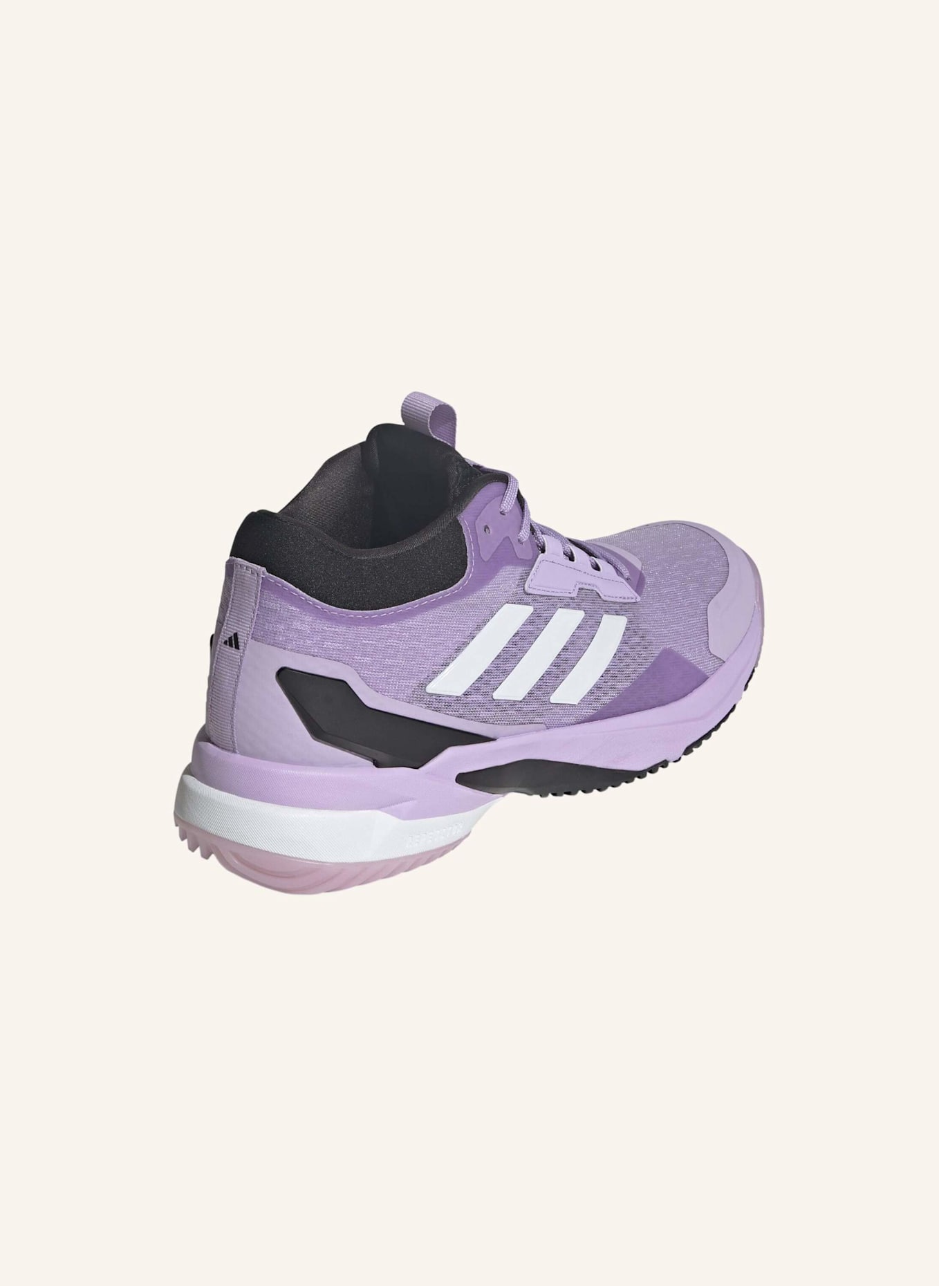 adidas CRAZYFLIGHT 6 MID SCHUH FÜR HALLENSPORTARTEN: HELLLILA/ WEISS/ SCHWARZ