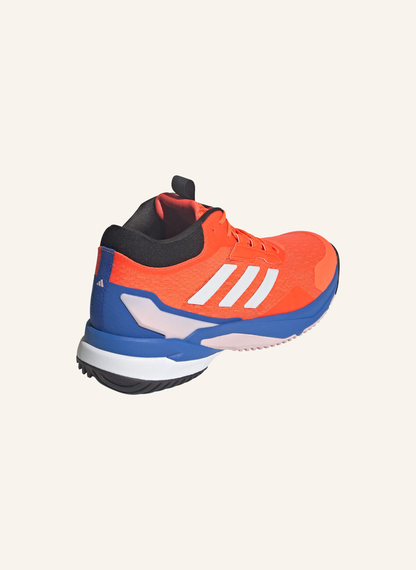 adidas CRAZYFLIGHT 6 MID INDOOR SCHUH: ORANGE/ WEISS/ BLAU