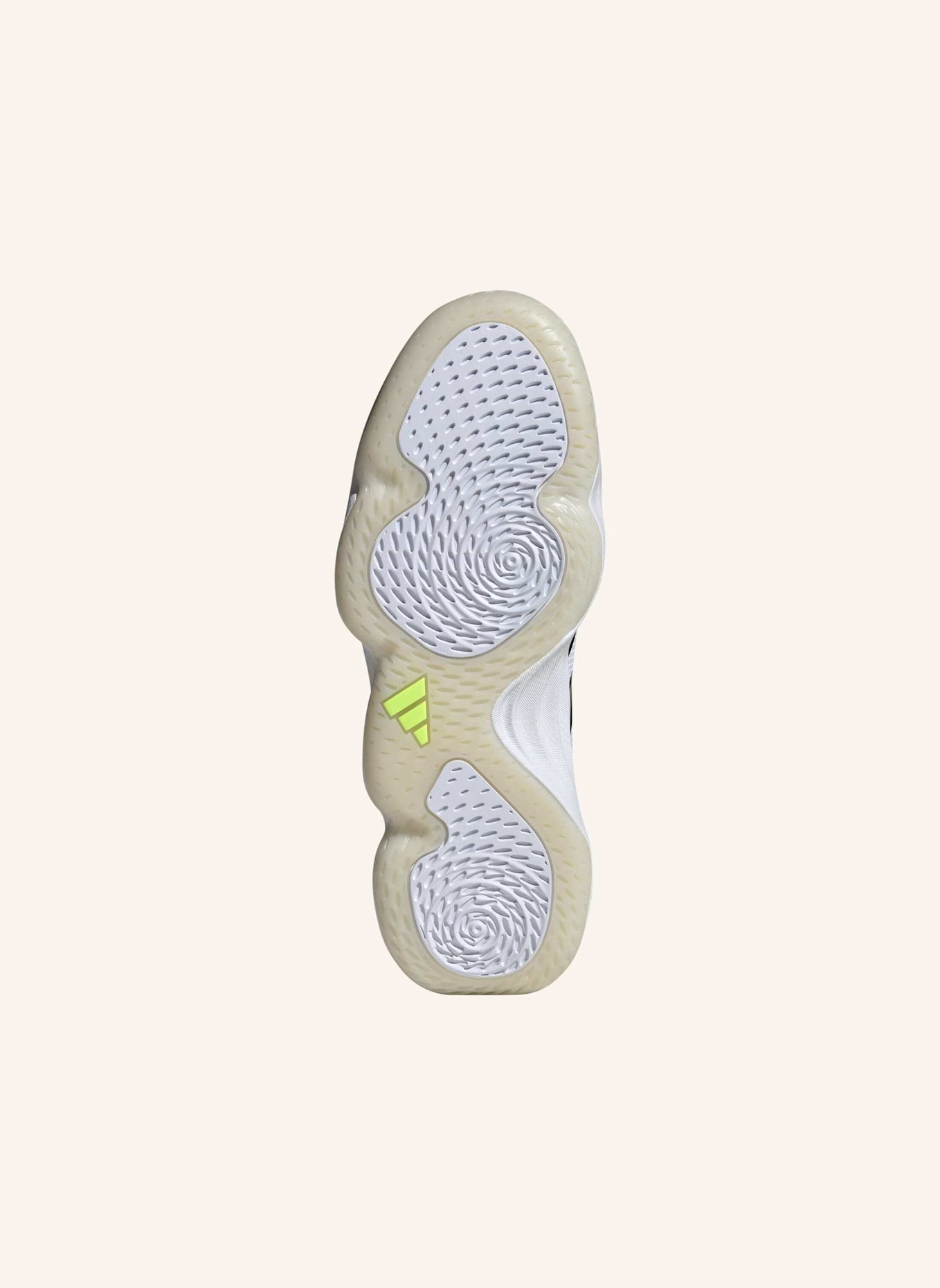 adidas COURT STABIL HALLENSCHUH: WEISS/ LILA