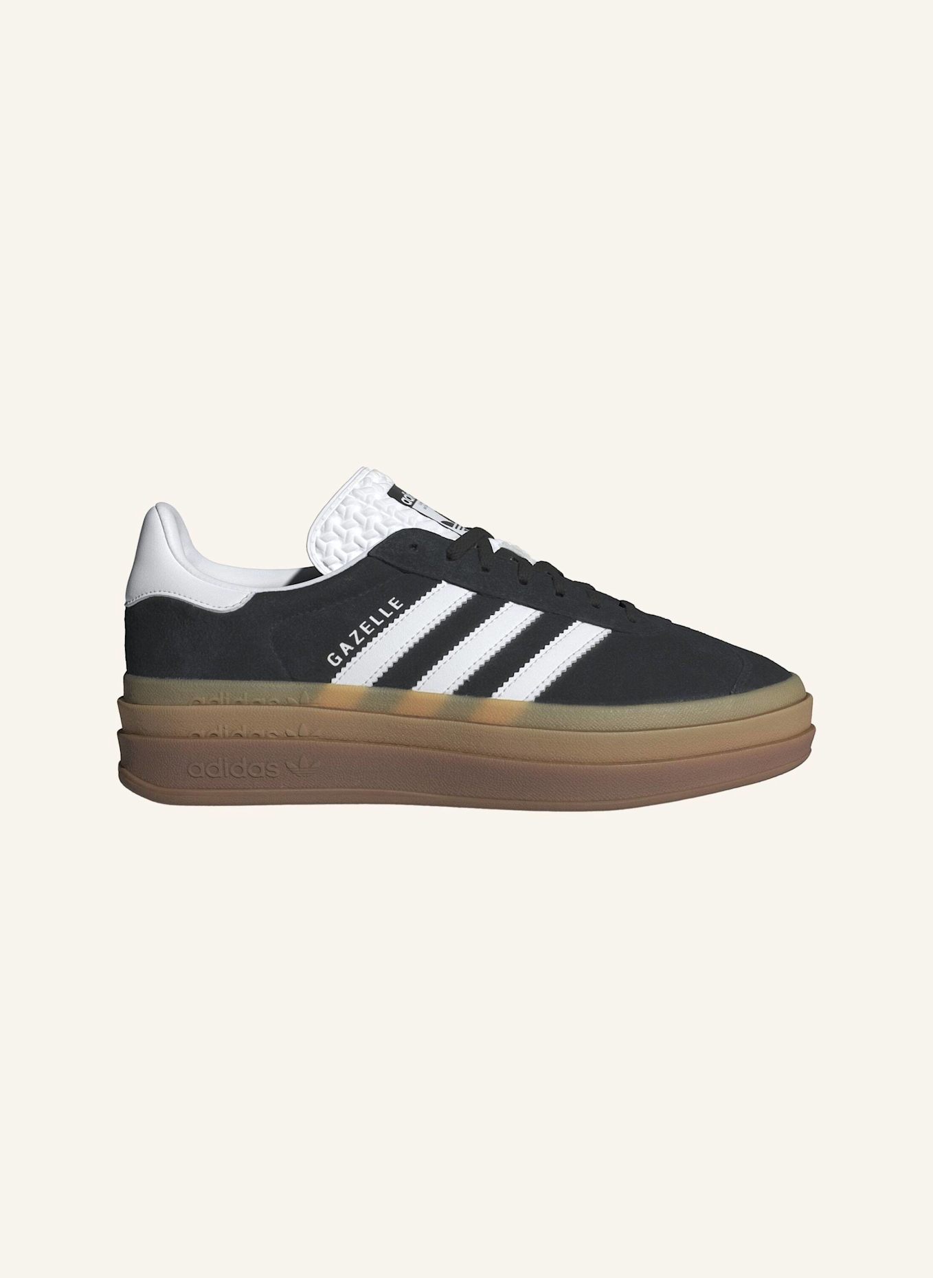 adidas Originals GAZELLE BOLD SCHUH: SCHWARZ/ WEISS