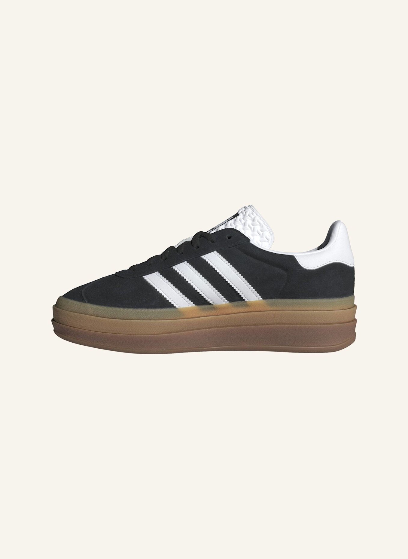 adidas Originals GAZELLE BOLD SCHUH: SCHWARZ/ WEISS