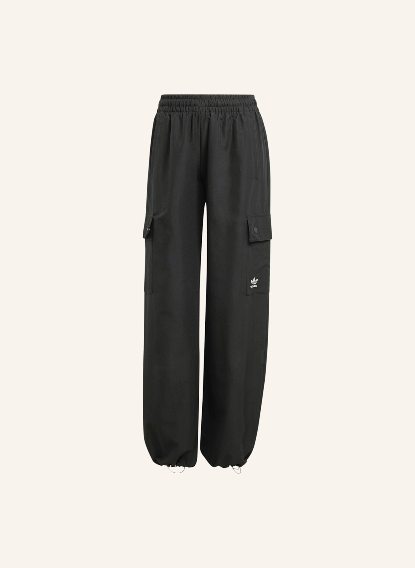 adidas Originals ESSENTIALS WOVEN CARGOHOSE: SCHWARZ