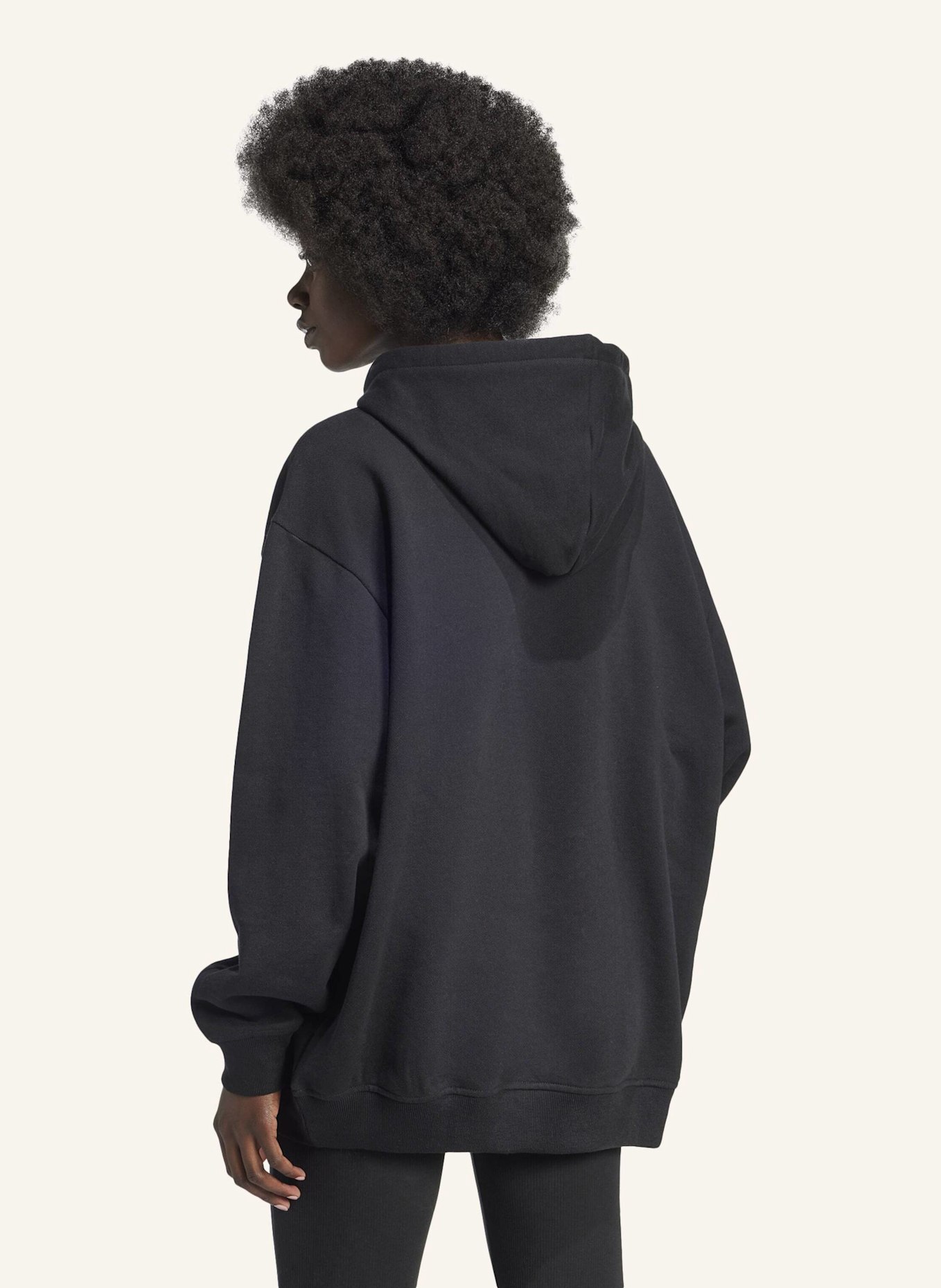 adidas Originals ESSENTIALS LOOSE FRENCH TERRY HOODIE: SCHWARZ